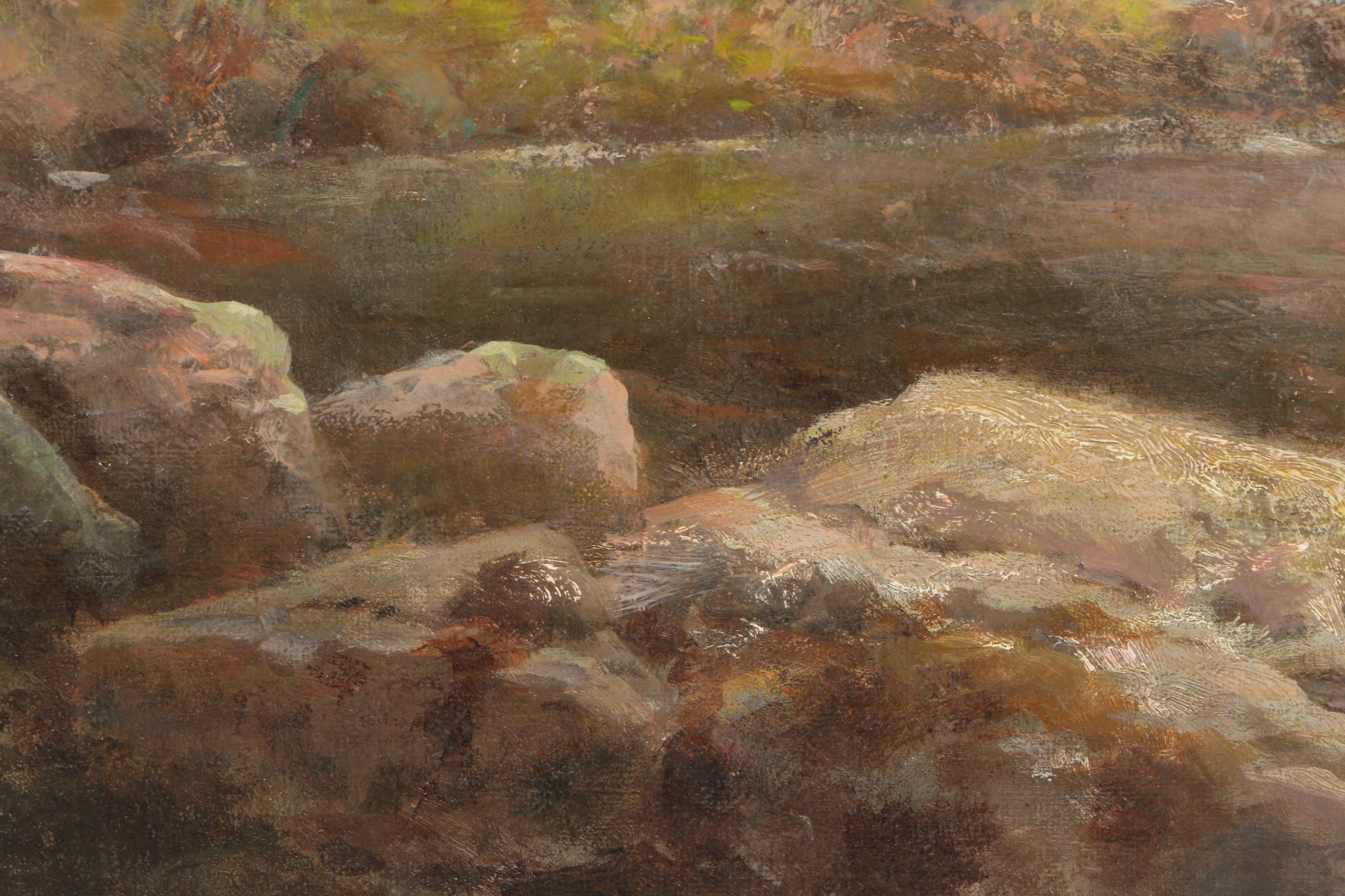 Henry Koch Oil On Canvas Landscape "Königssee, Bavarian Alps"