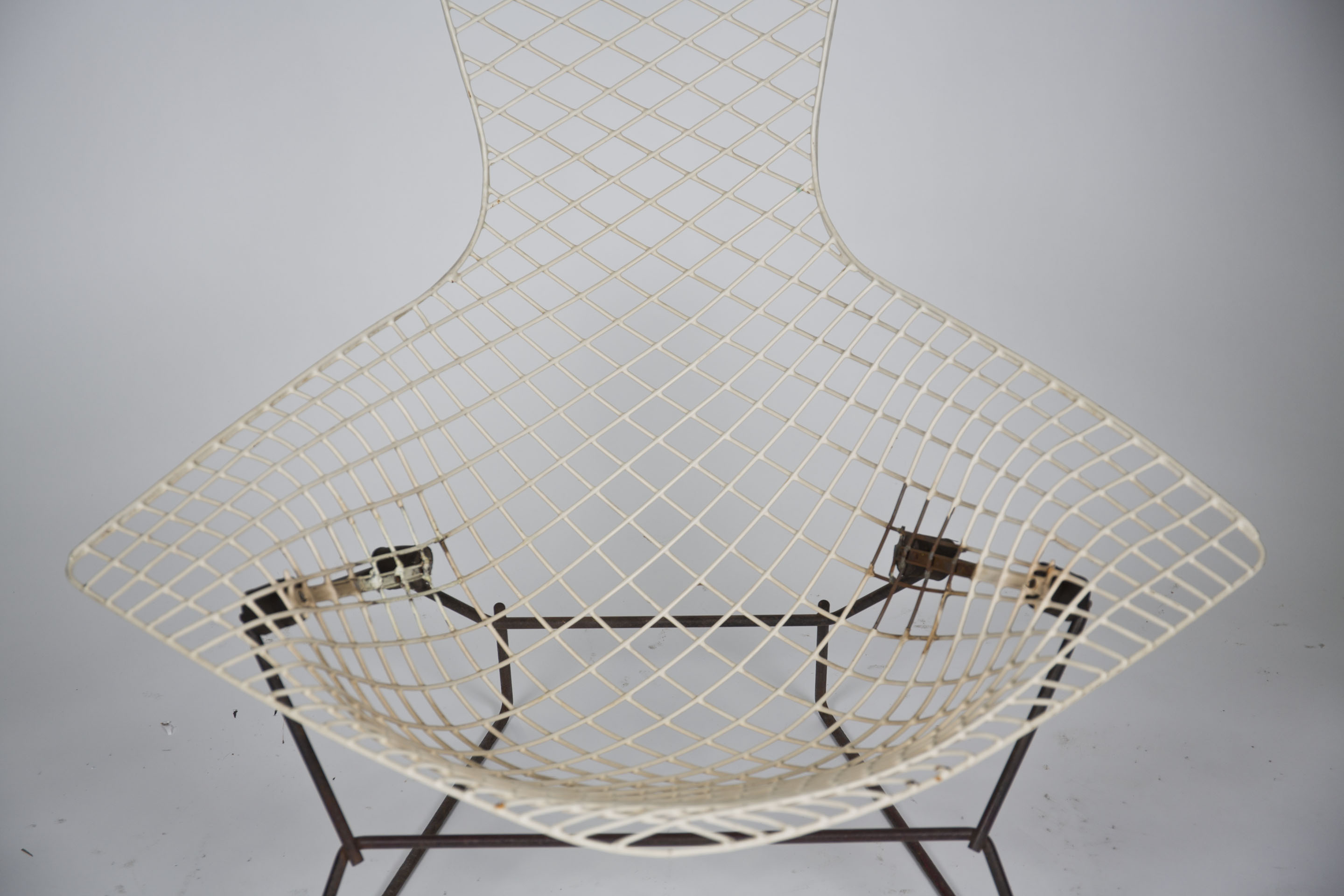 Mid Century Modern "Bird" Wire Chair Frame by Harry Bertoia