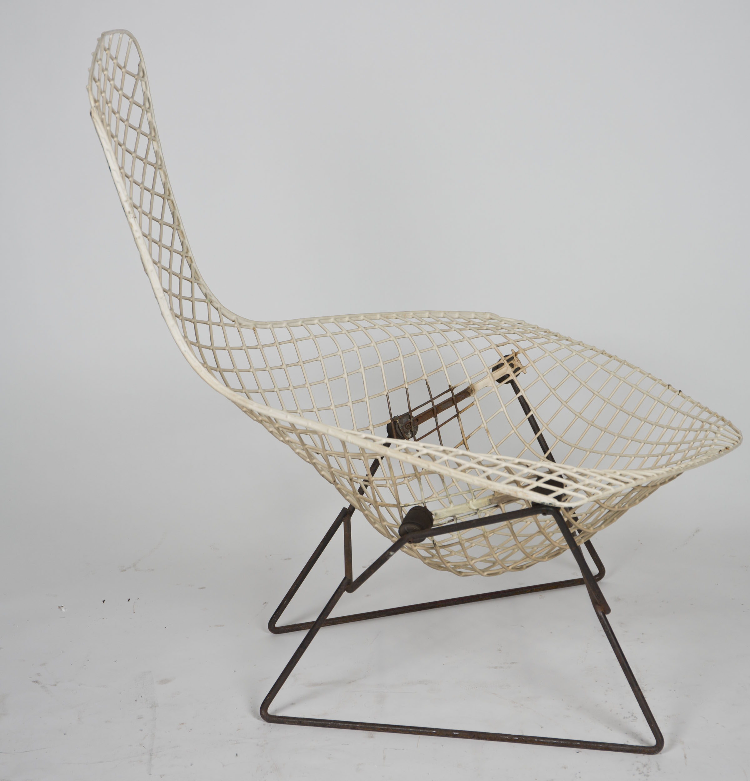 Mid Century Modern "Bird" Wire Chair Frame by Harry Bertoia