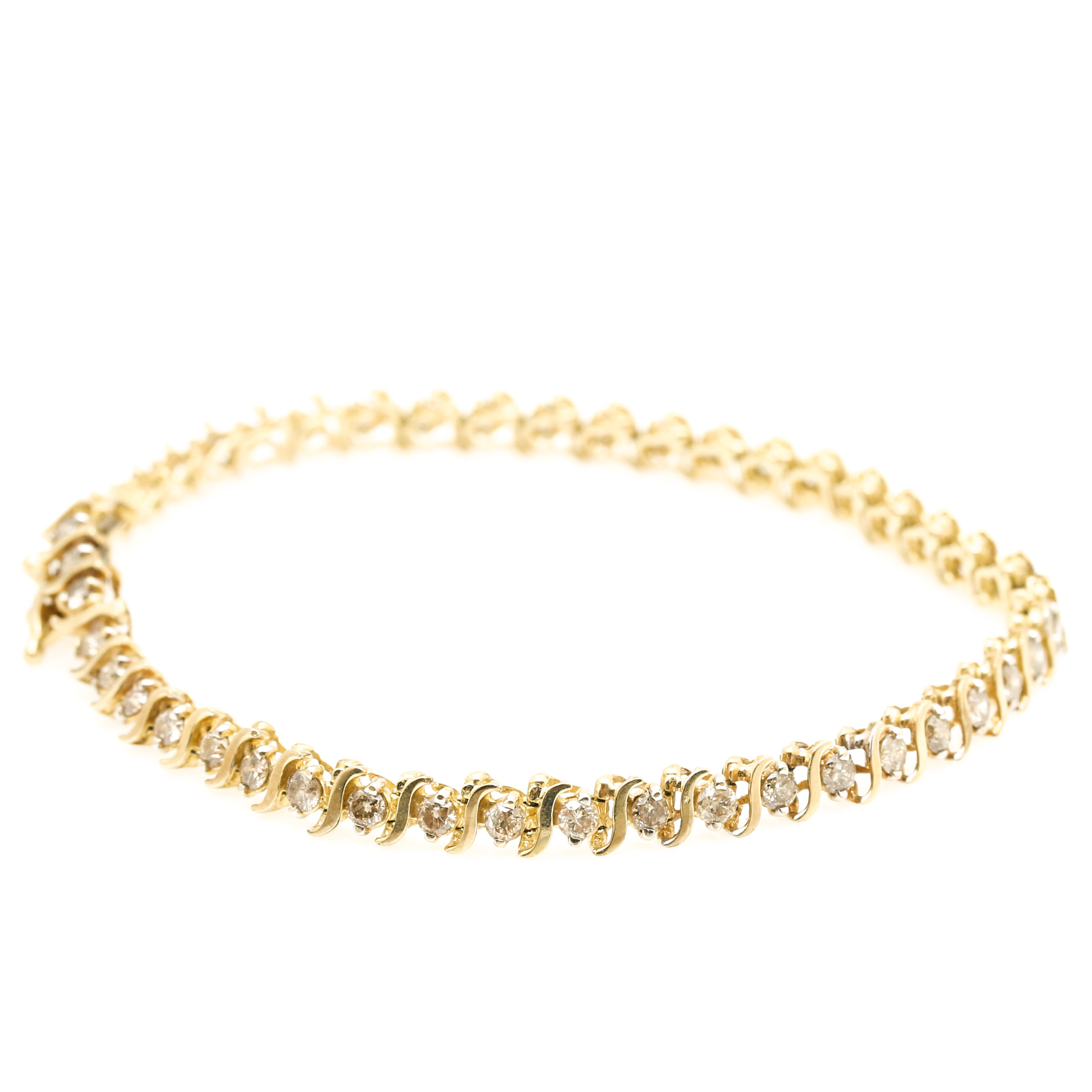 10K Yellow Gold Jewelry With 1.95 CTW Diamonds and Aventurine Quartz