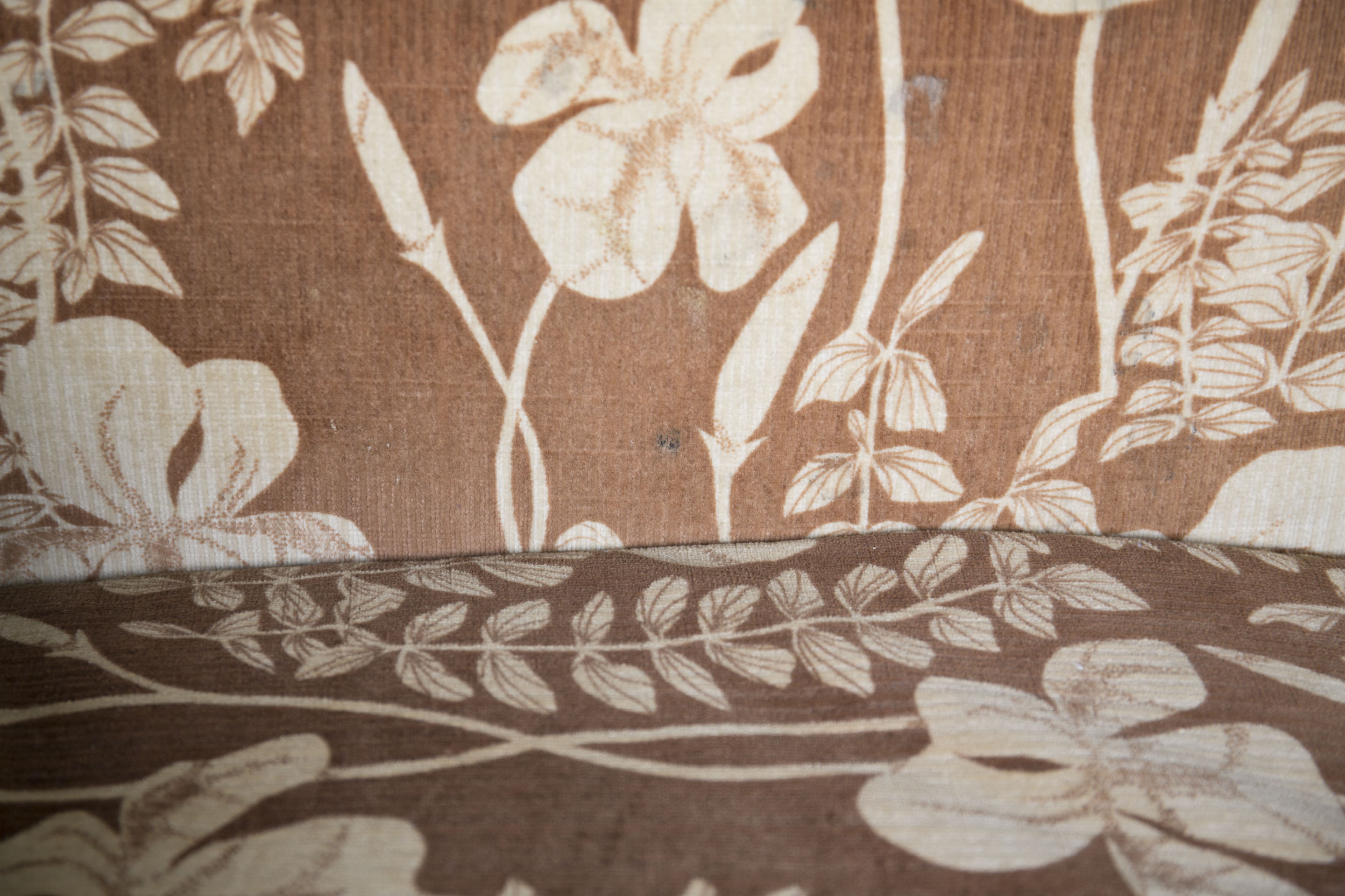 Style of Florence Knoll Mid Century Modern Upholstered Armchair