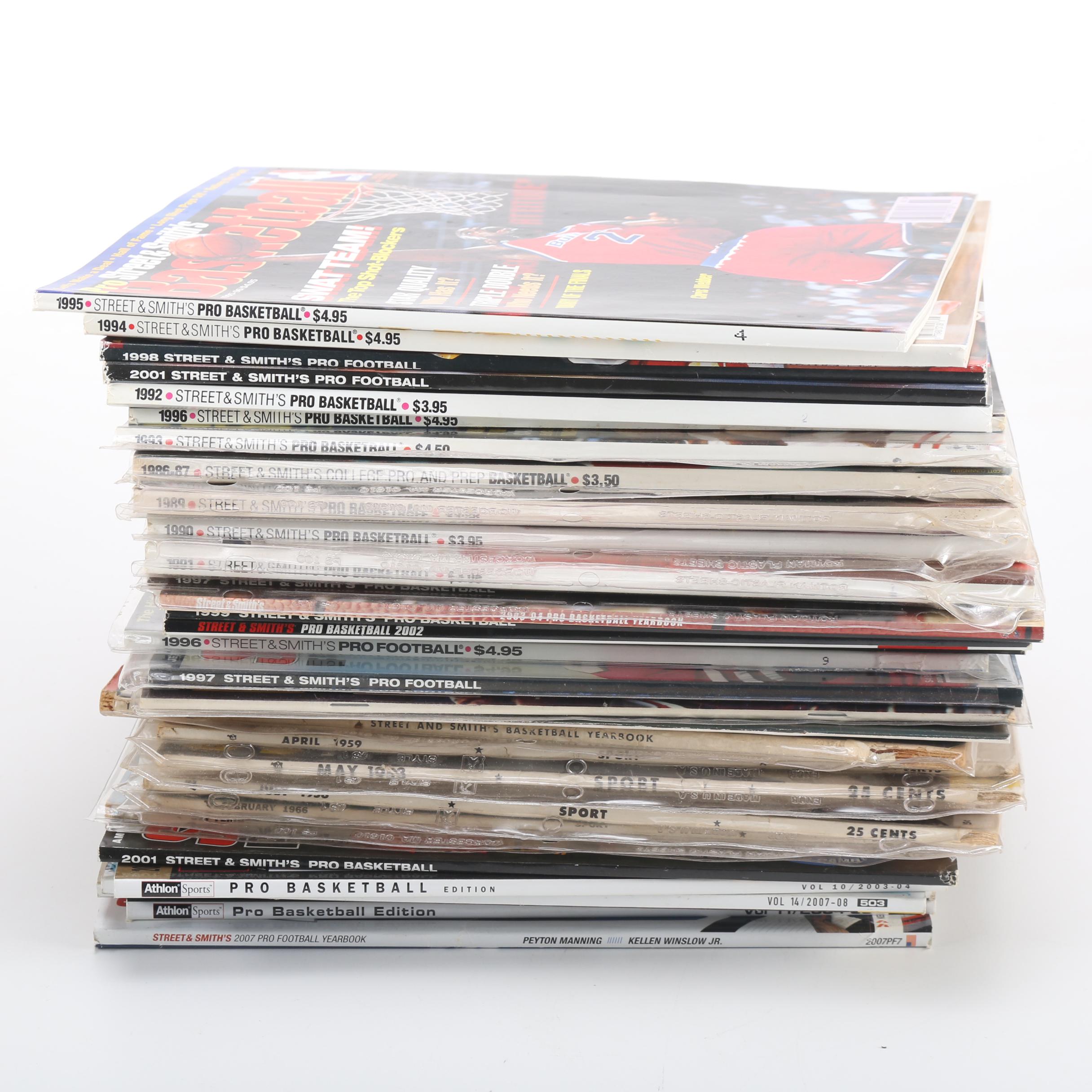 Assortment of Sports Magazines