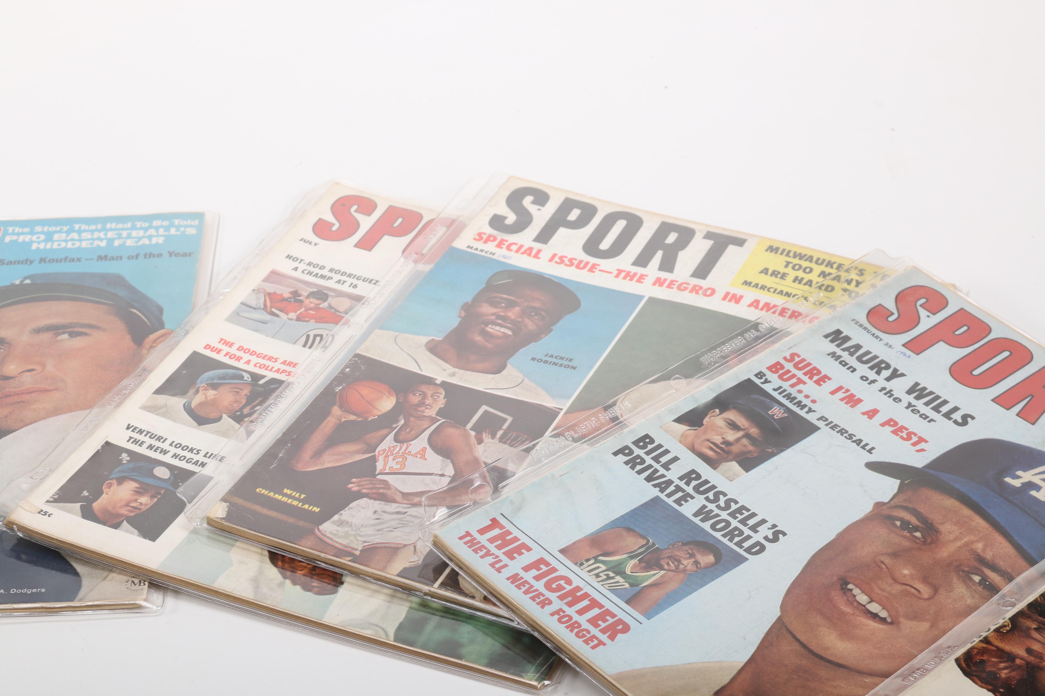 Assortment of Sports Magazines