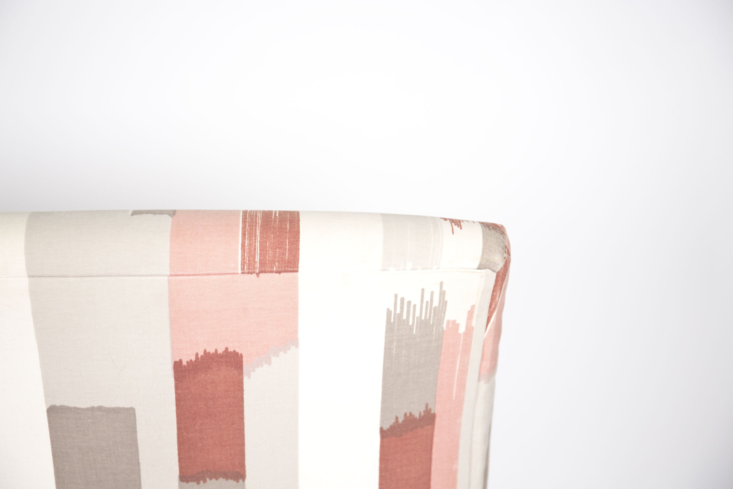 Mid Century Modern Upholstered Metal Frame Chairs by Design Institute America