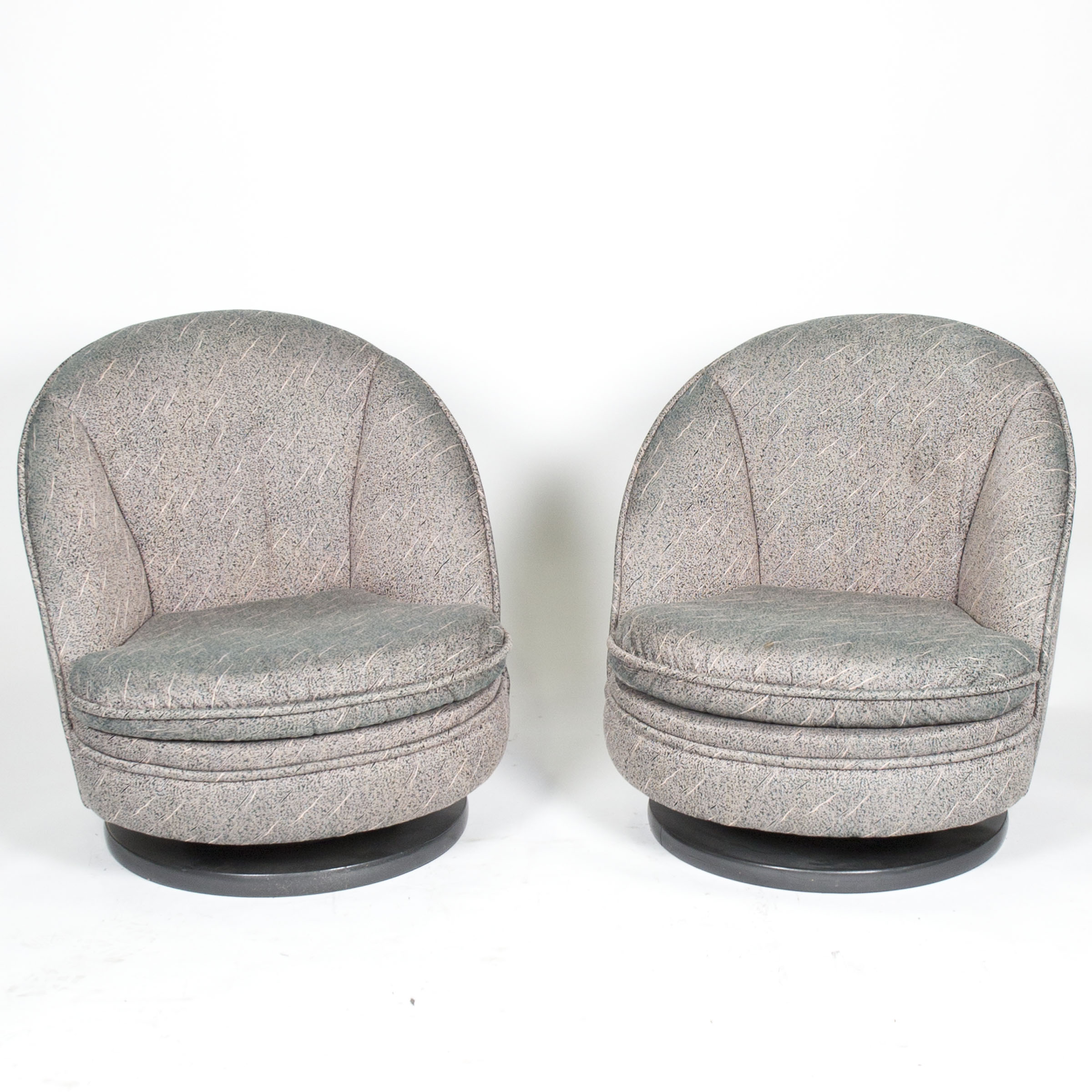 Milo Baughman Upholstered Chairs by Thayer Coggin