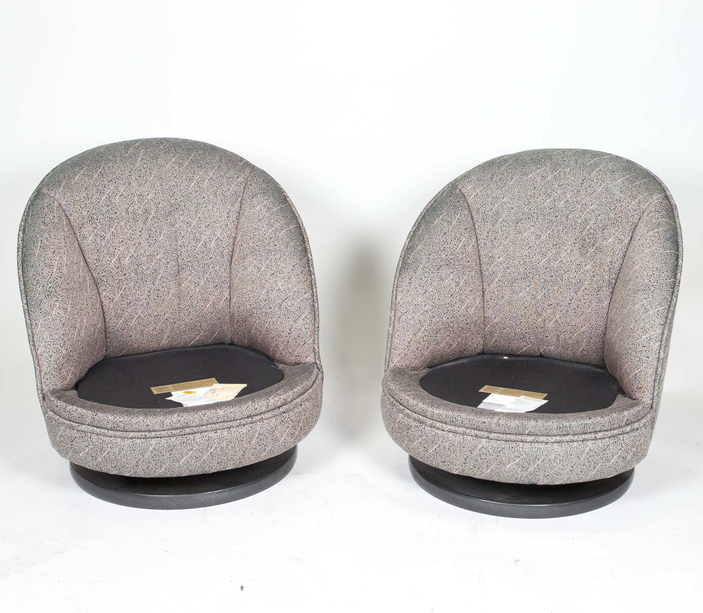 Milo Baughman Upholstered Chairs by Thayer Coggin