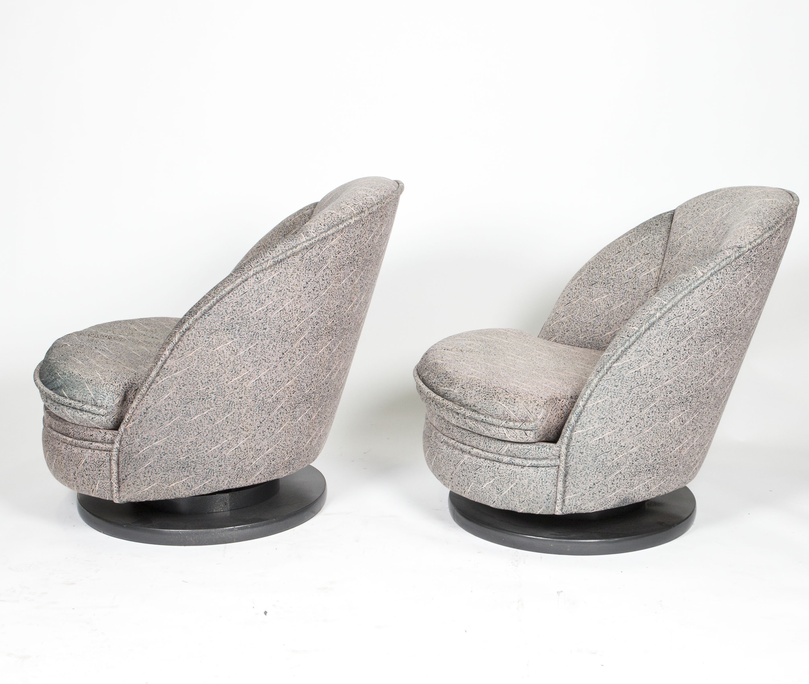 Milo Baughman Upholstered Chairs by Thayer Coggin