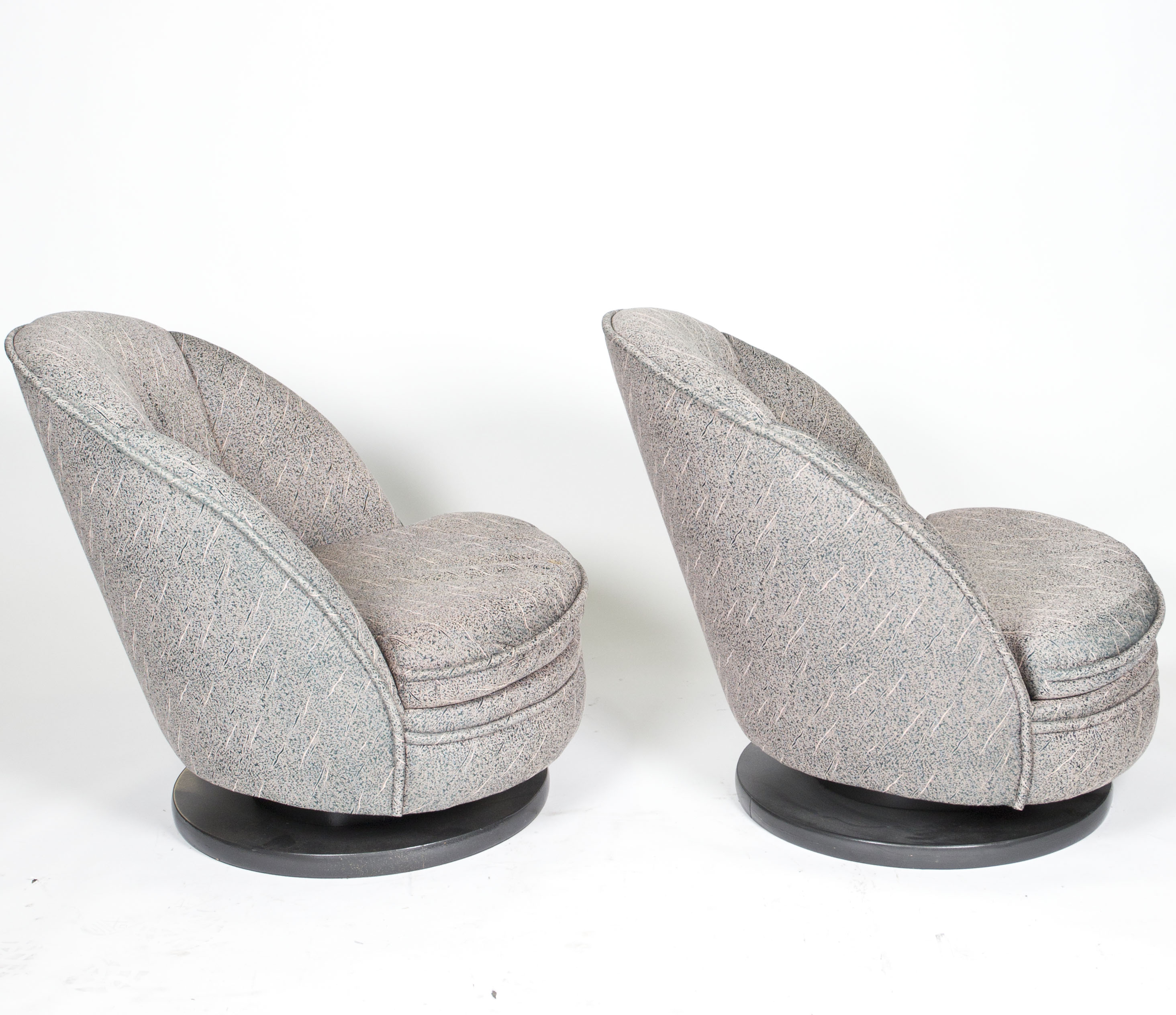 Milo Baughman Upholstered Chairs by Thayer Coggin