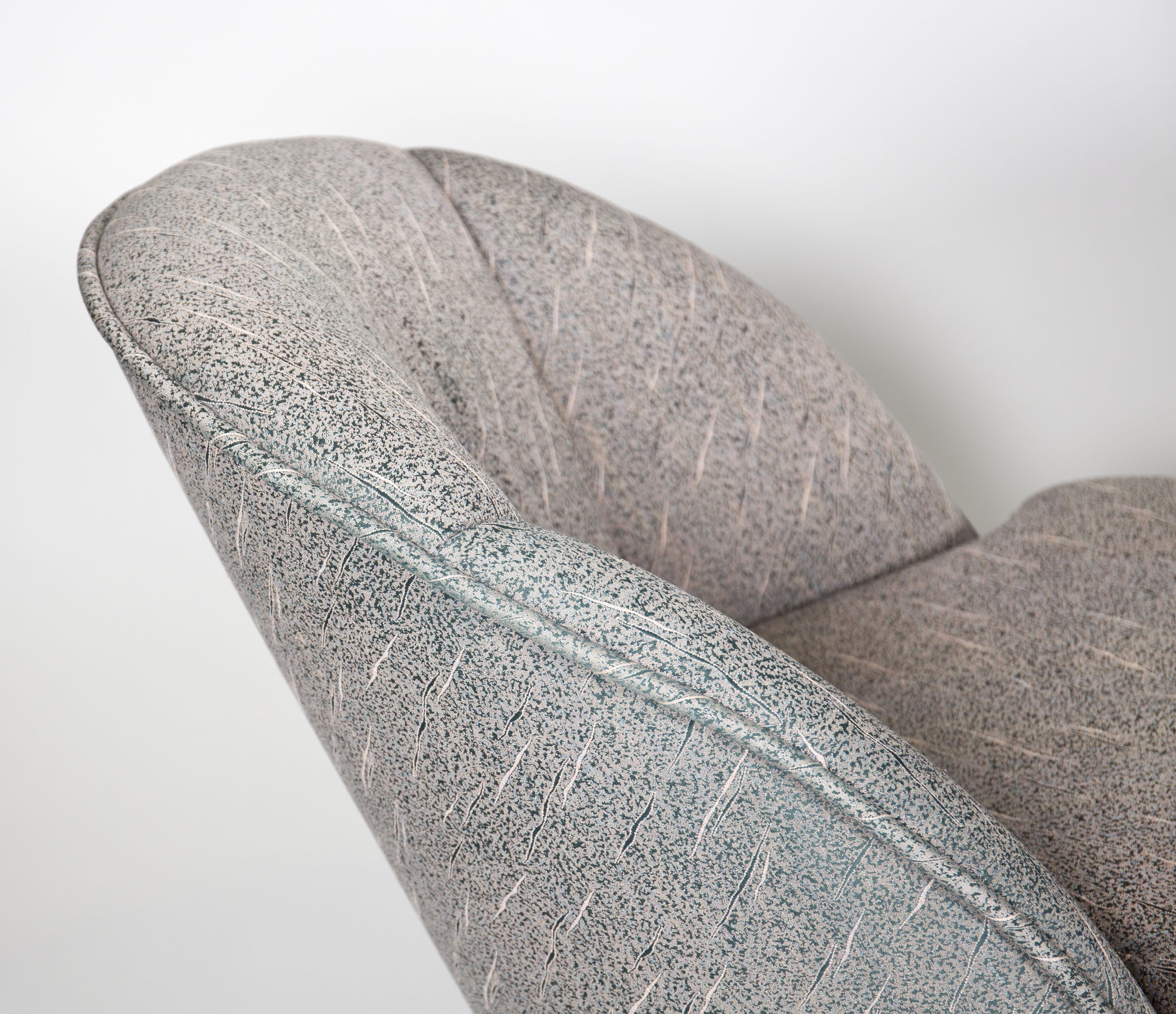 Milo Baughman Upholstered Chairs by Thayer Coggin