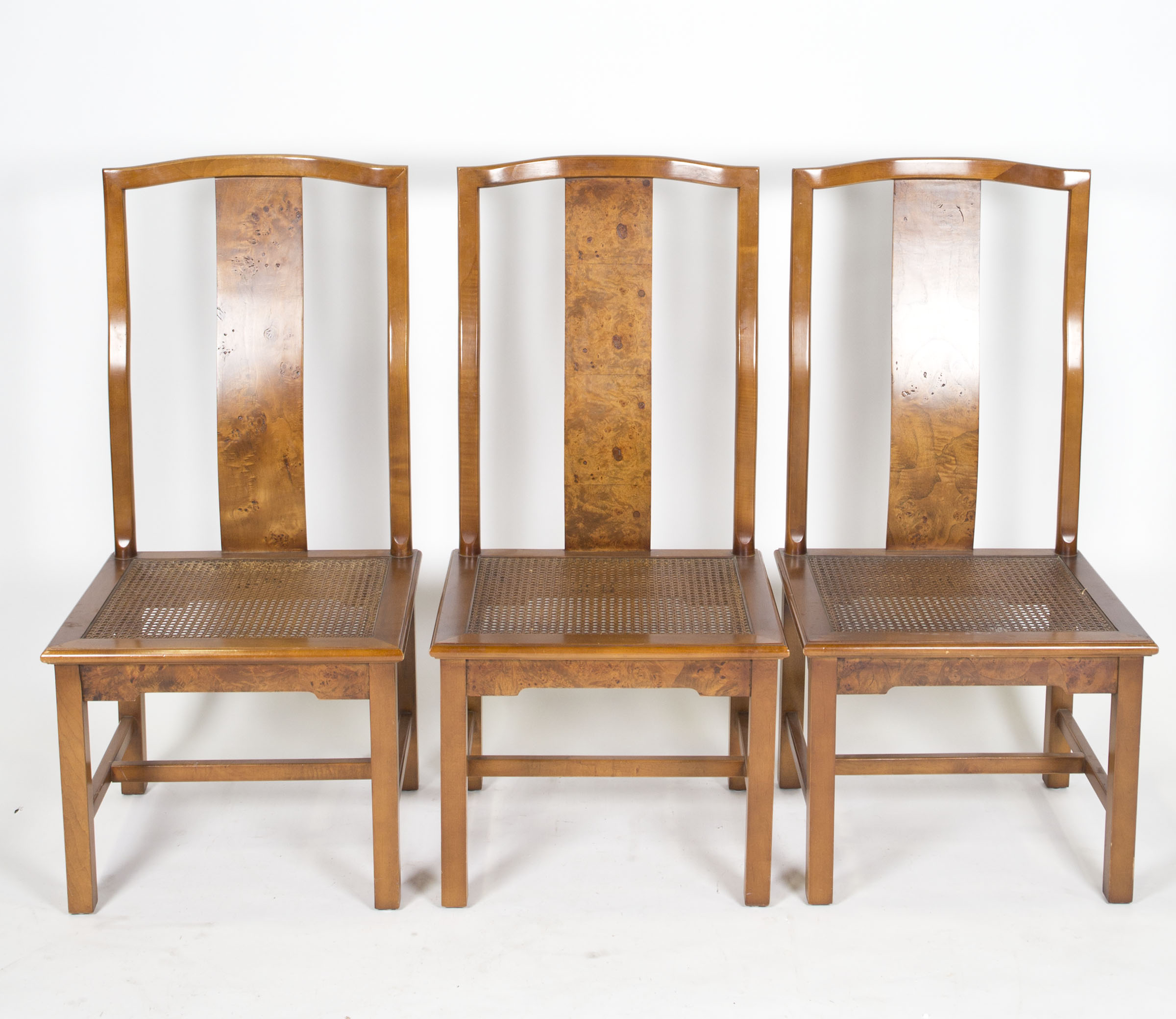 Vintage Yoke Back Dining Chairs