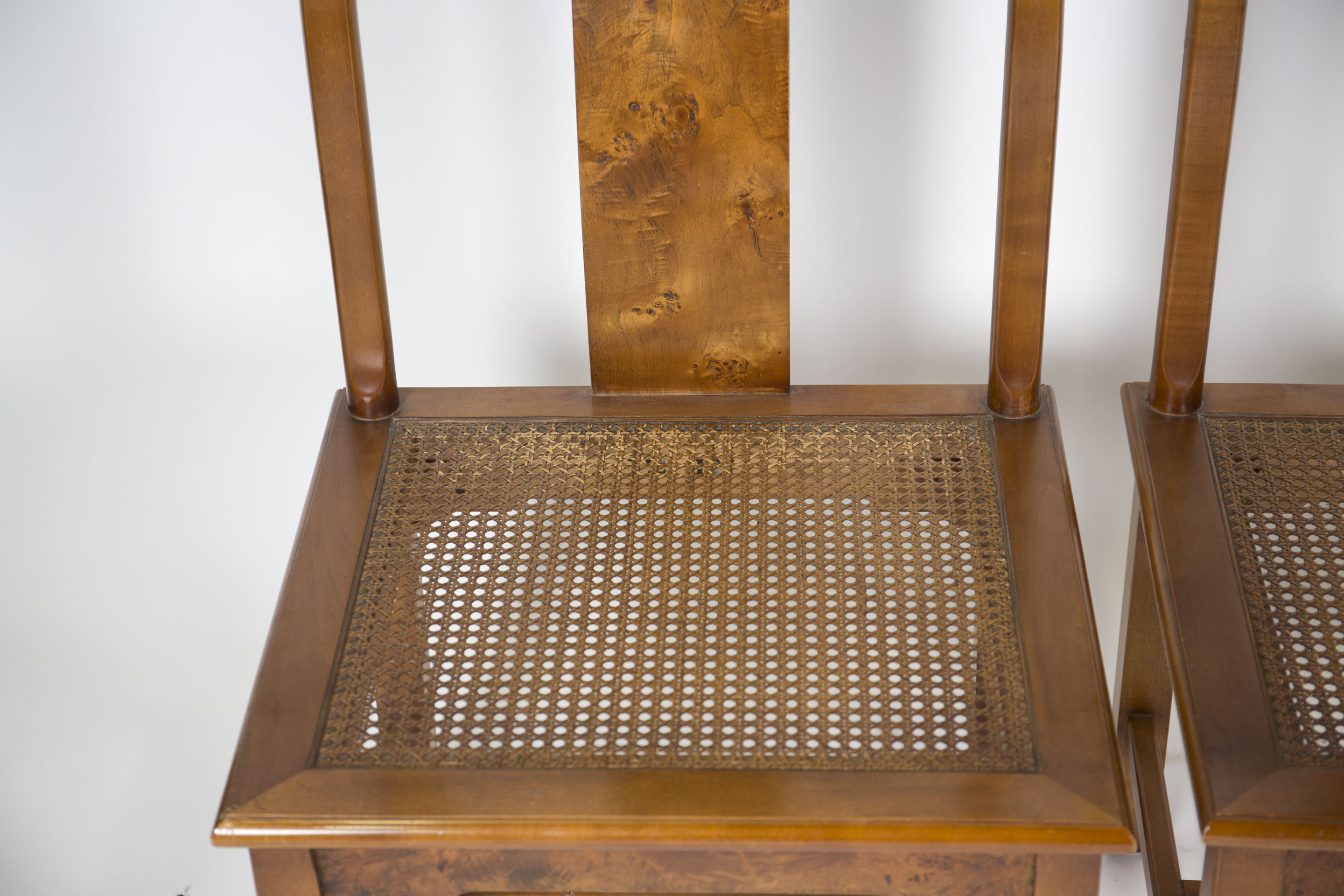 Vintage Yoke Back Dining Chairs