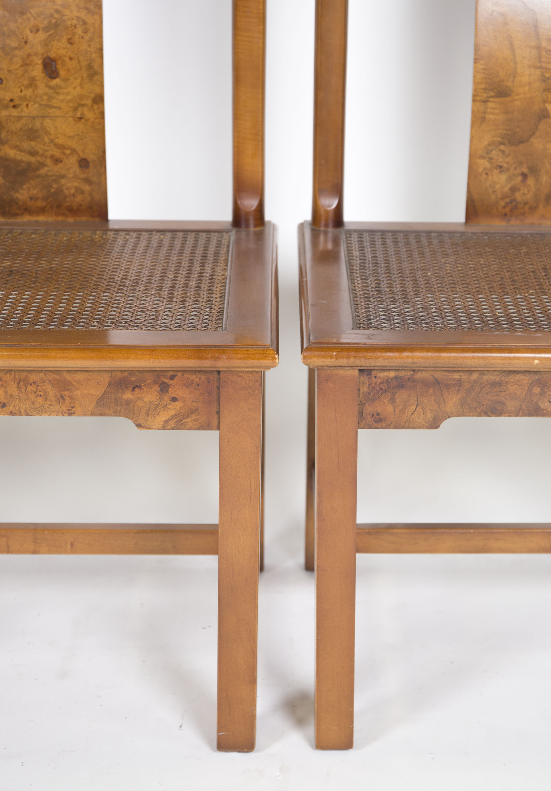 Vintage Yoke Back Dining Chairs