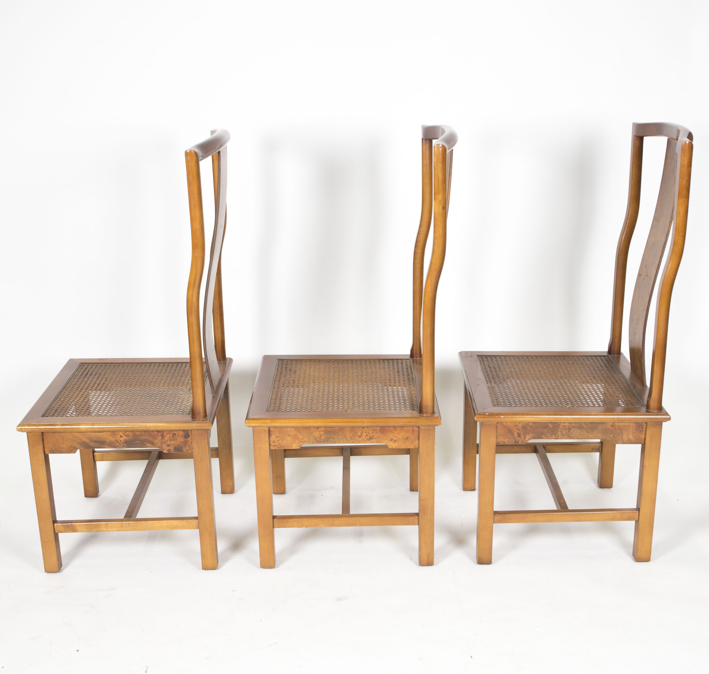 Vintage Yoke Back Dining Chairs