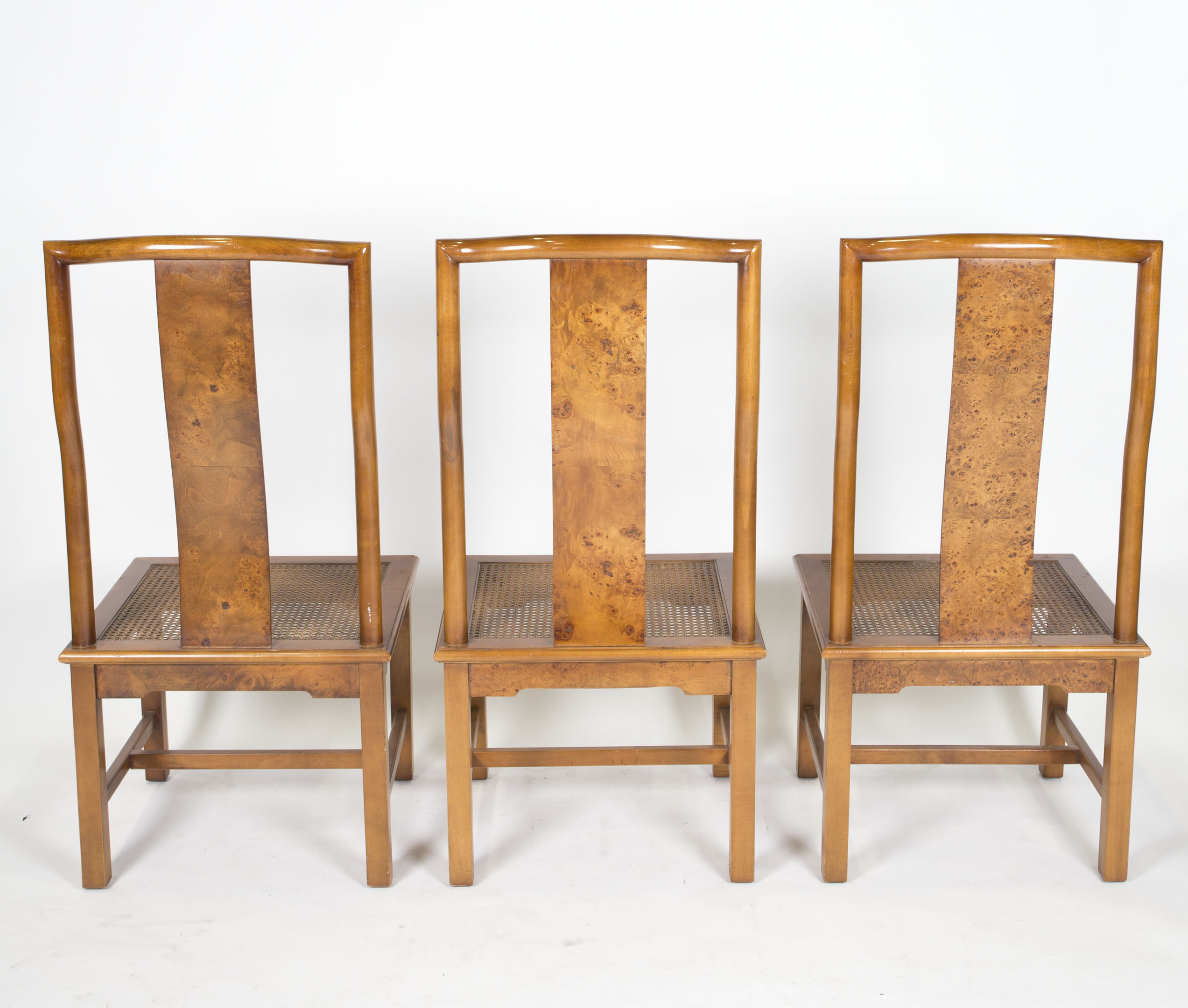 Vintage Yoke Back Dining Chairs
