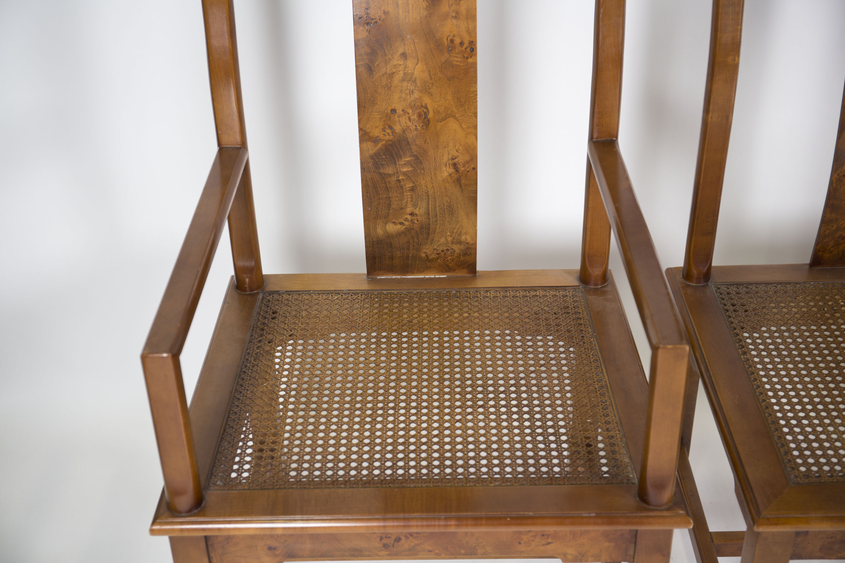 Vintage Yoke Back Dining Chairs