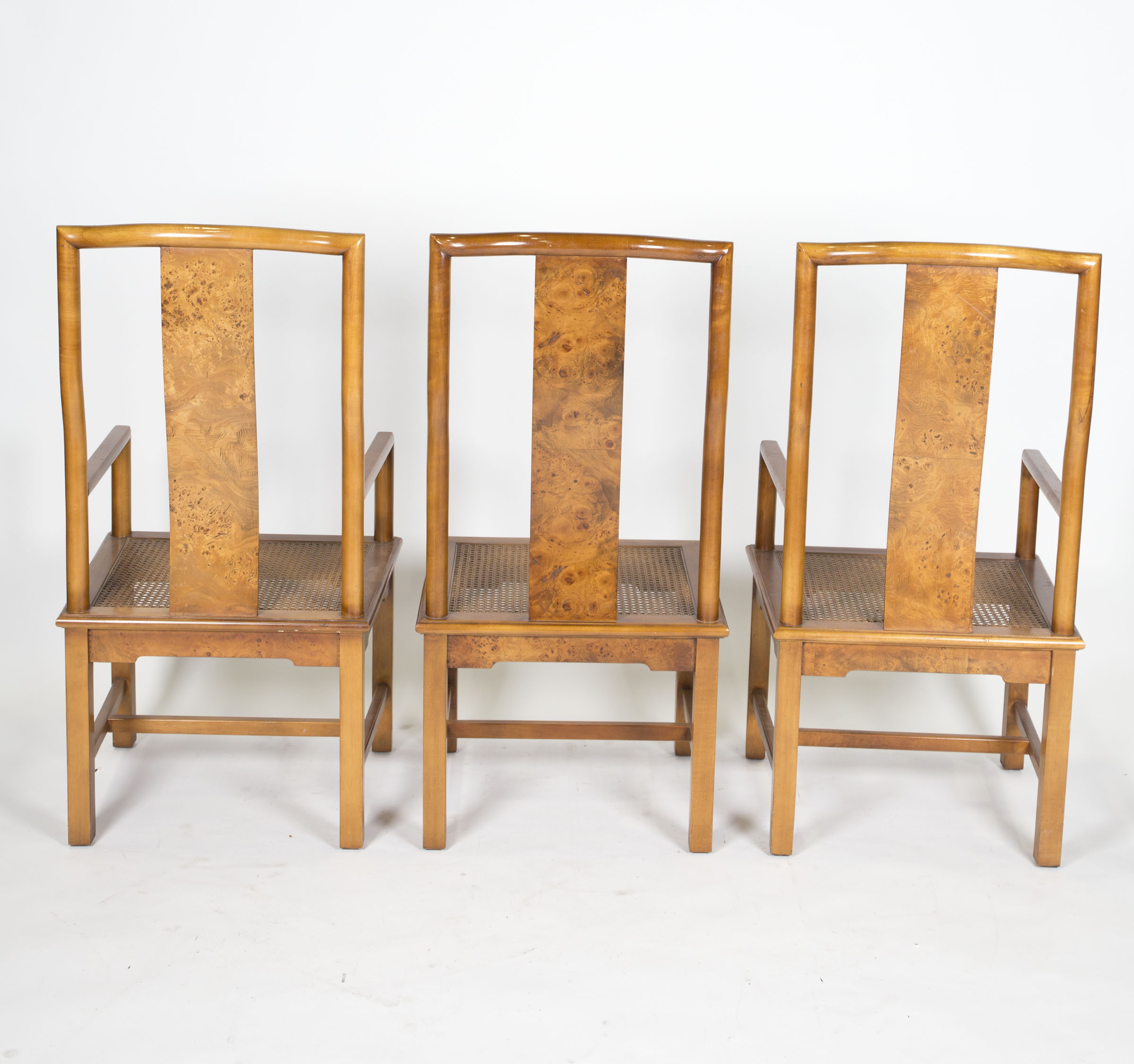 Vintage Yoke Back Dining Chairs