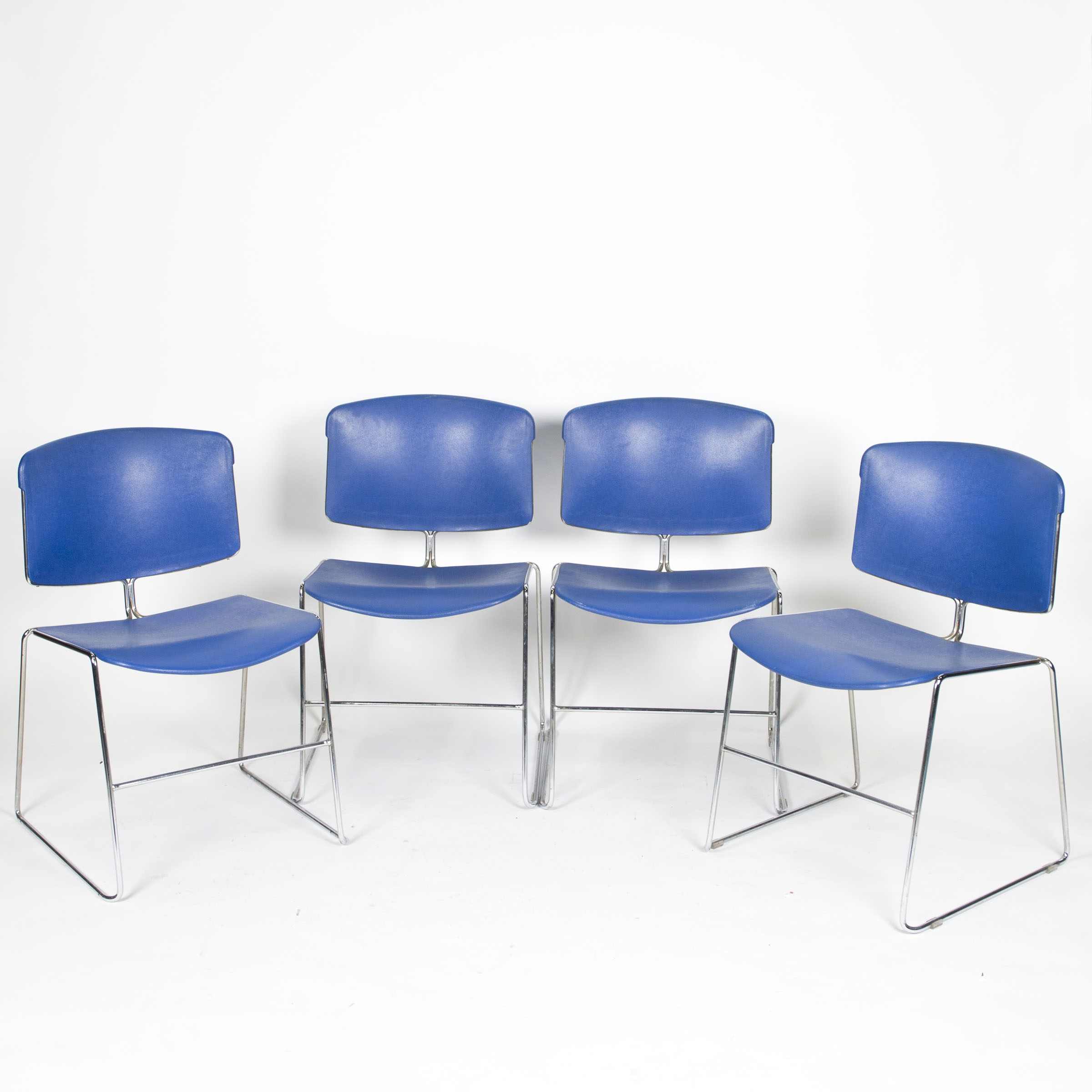 Mid Century Modern "Max Stacker" Chairs by Steelcase
