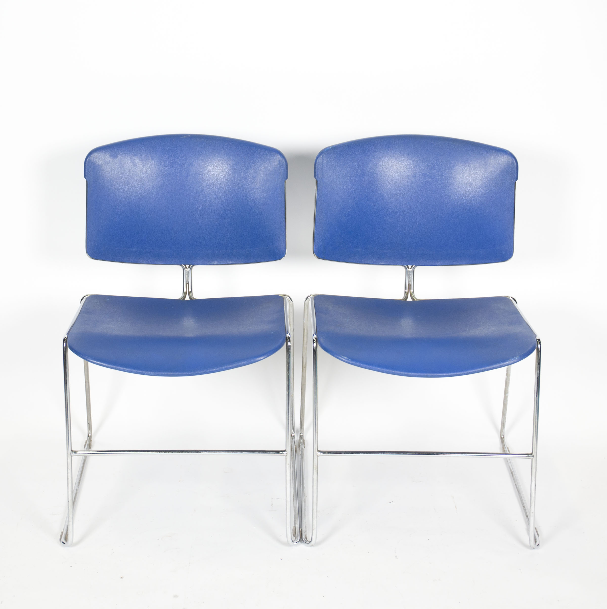 Mid Century Modern "Max Stacker" Chairs by Steelcase