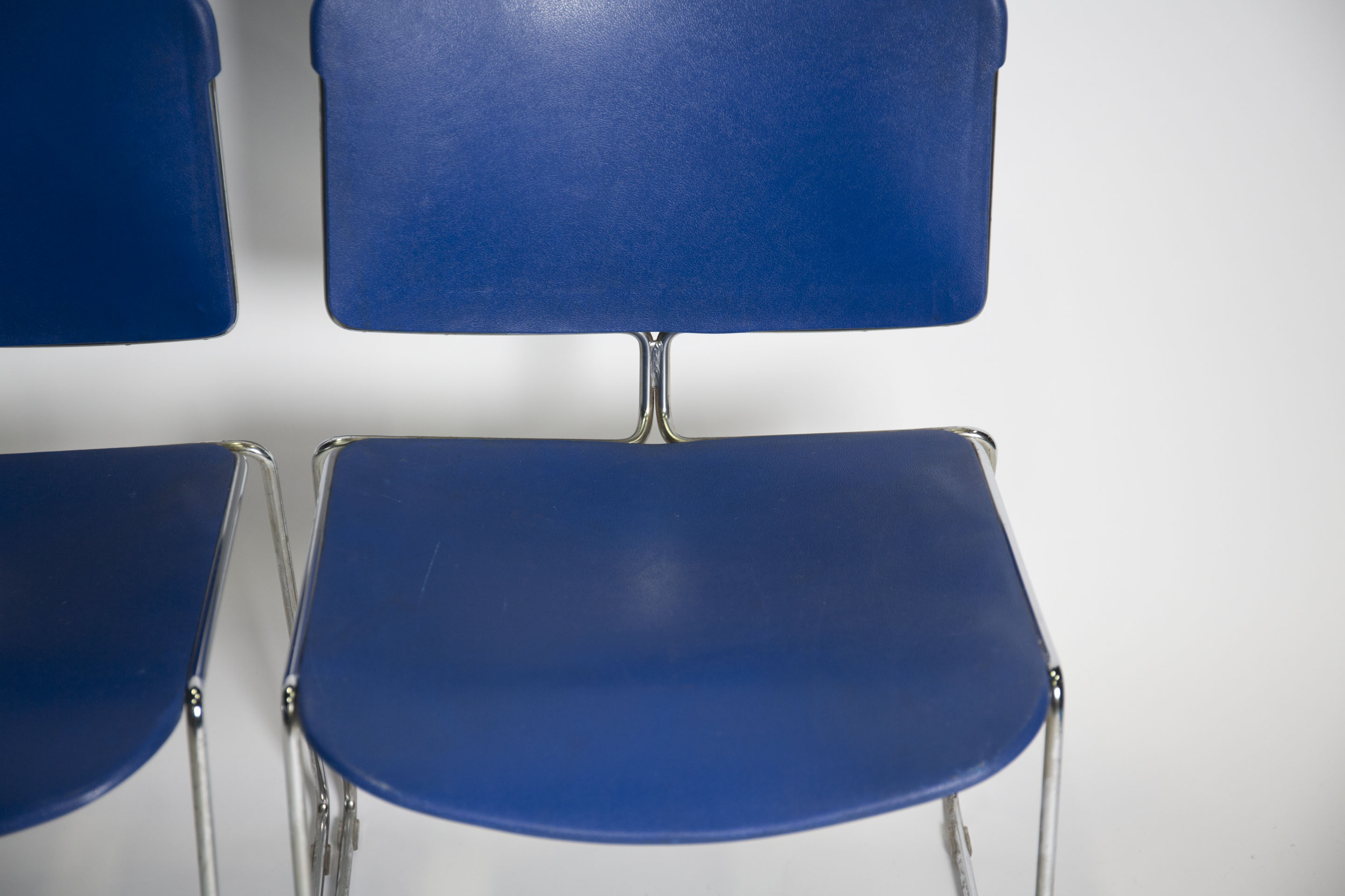 Mid Century Modern "Max Stacker" Chairs by Steelcase