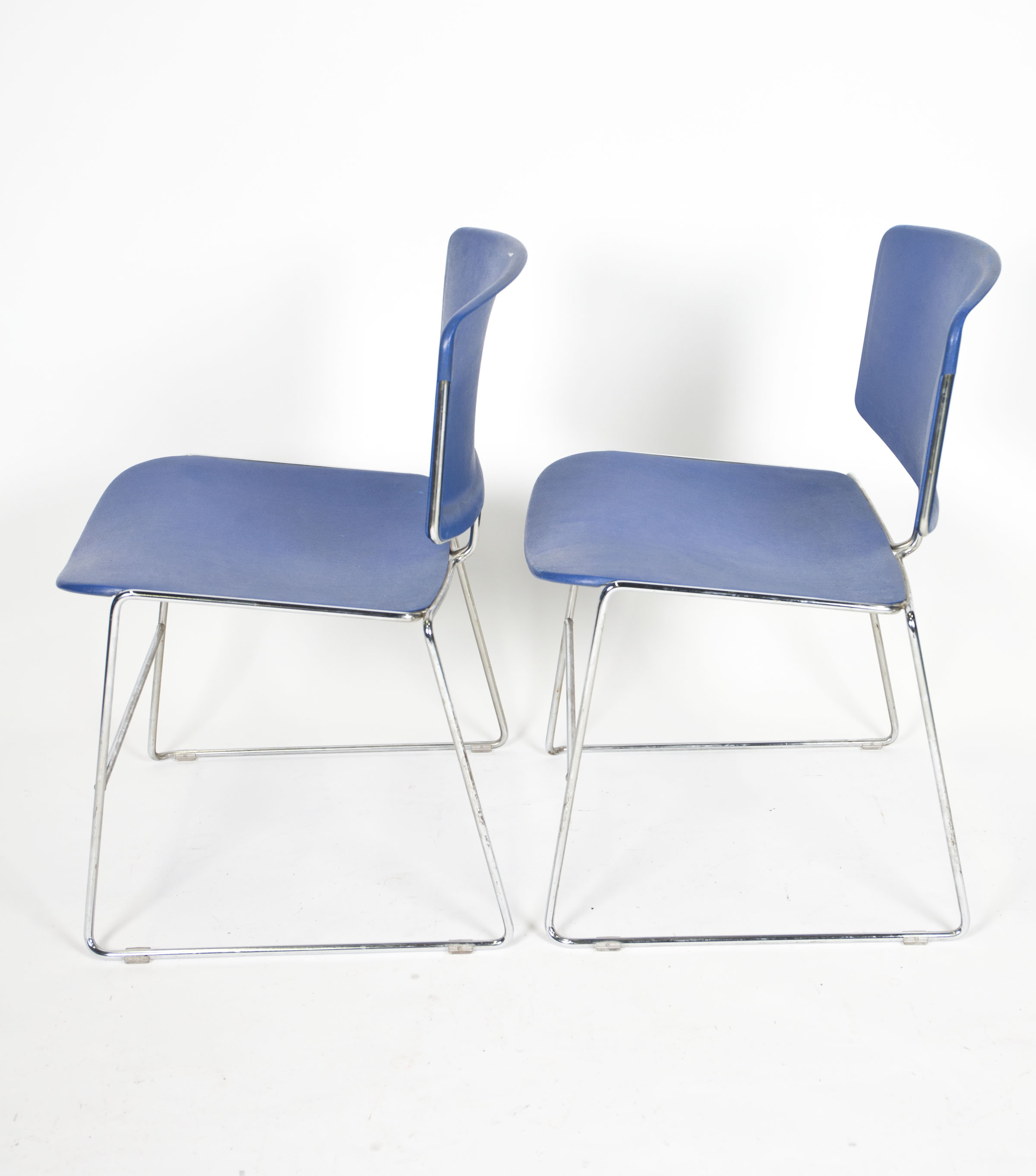 Mid Century Modern "Max Stacker" Chairs by Steelcase