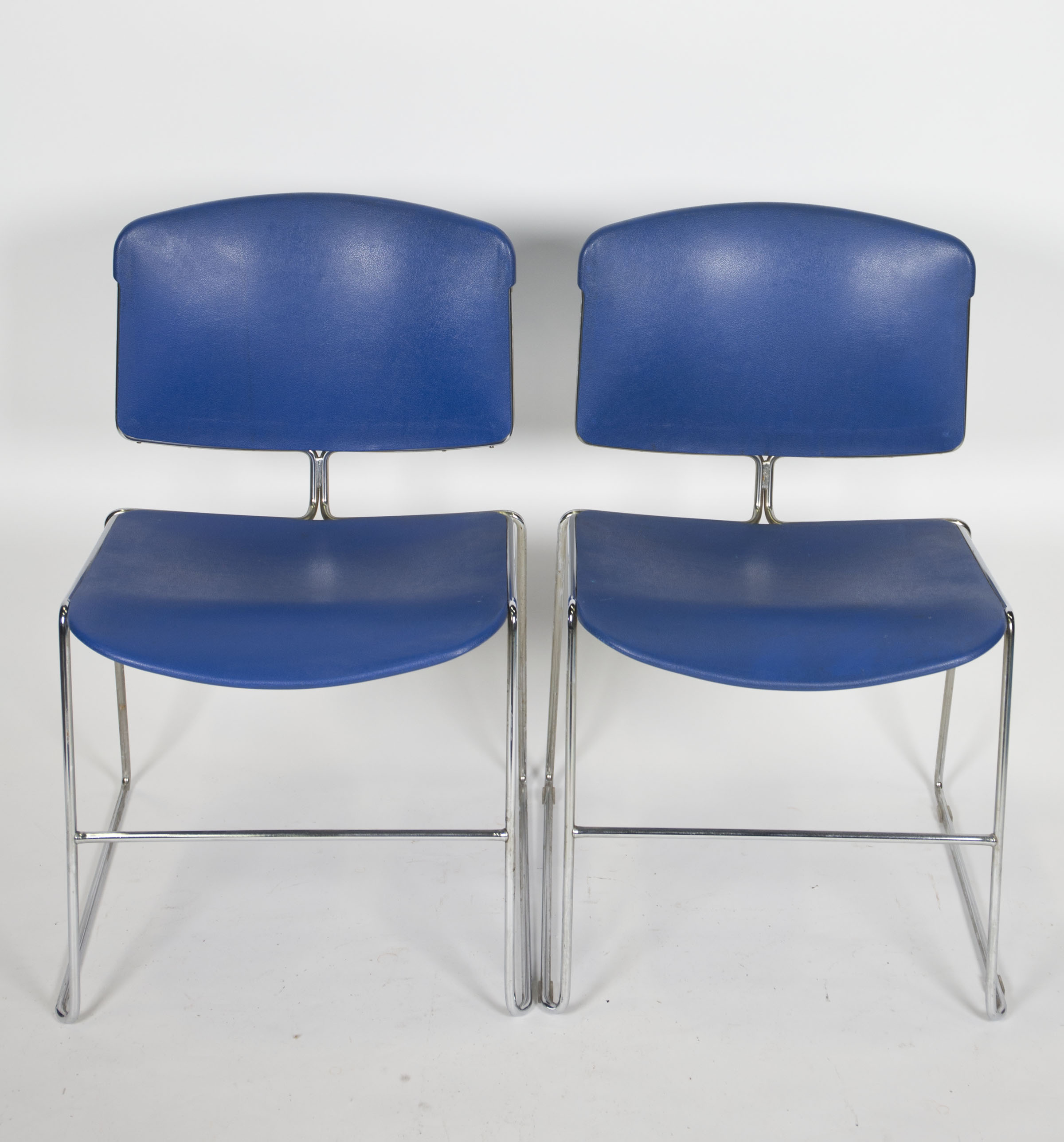Mid Century Modern "Max Stacker" Chairs by Steelcase