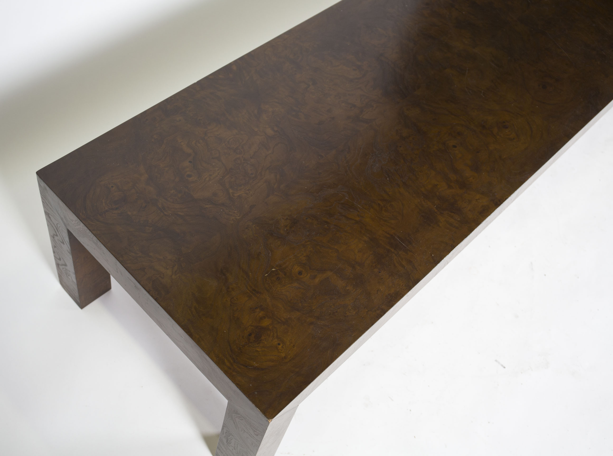 Burled Wood Coffee Table