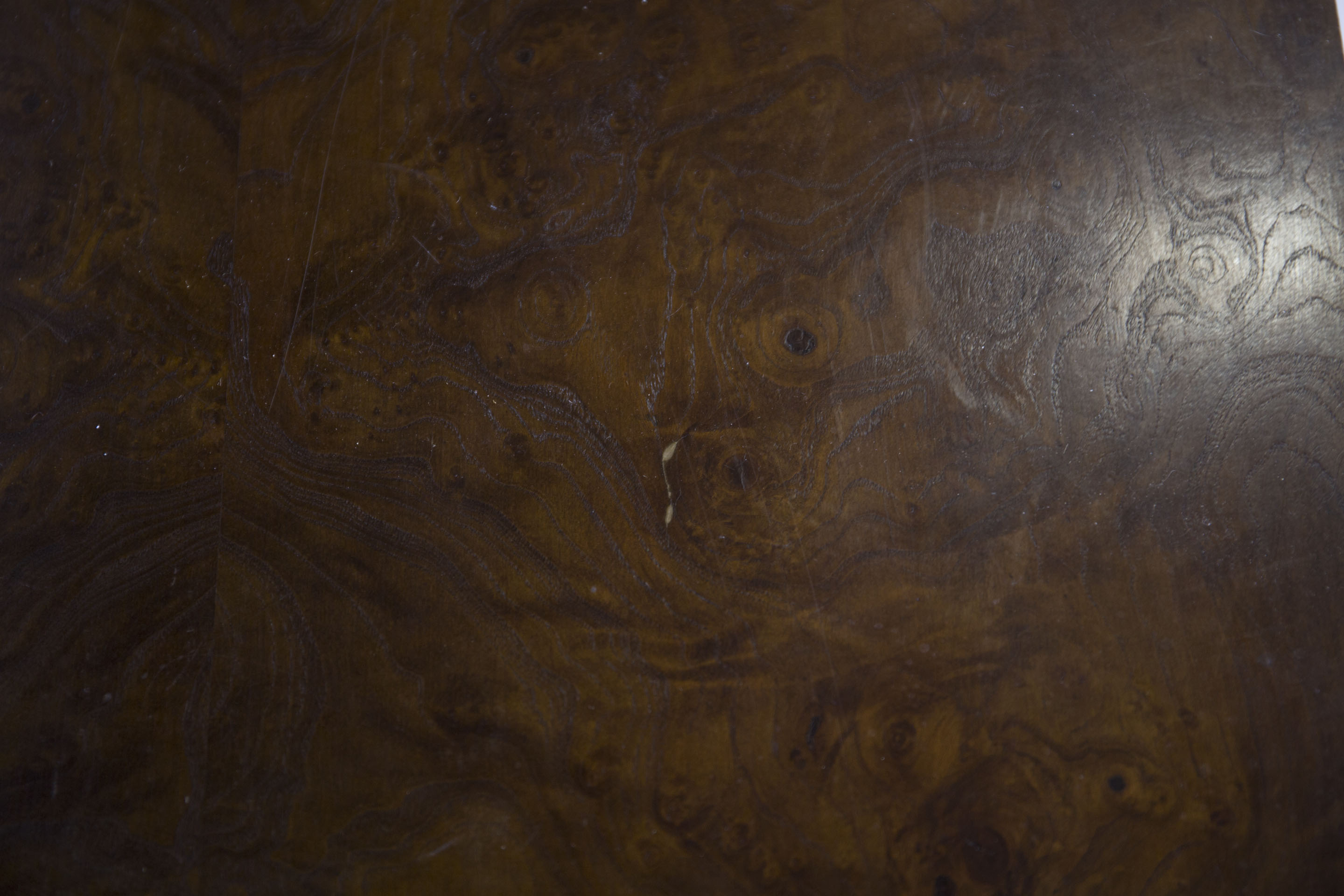 Burled Wood Coffee Table