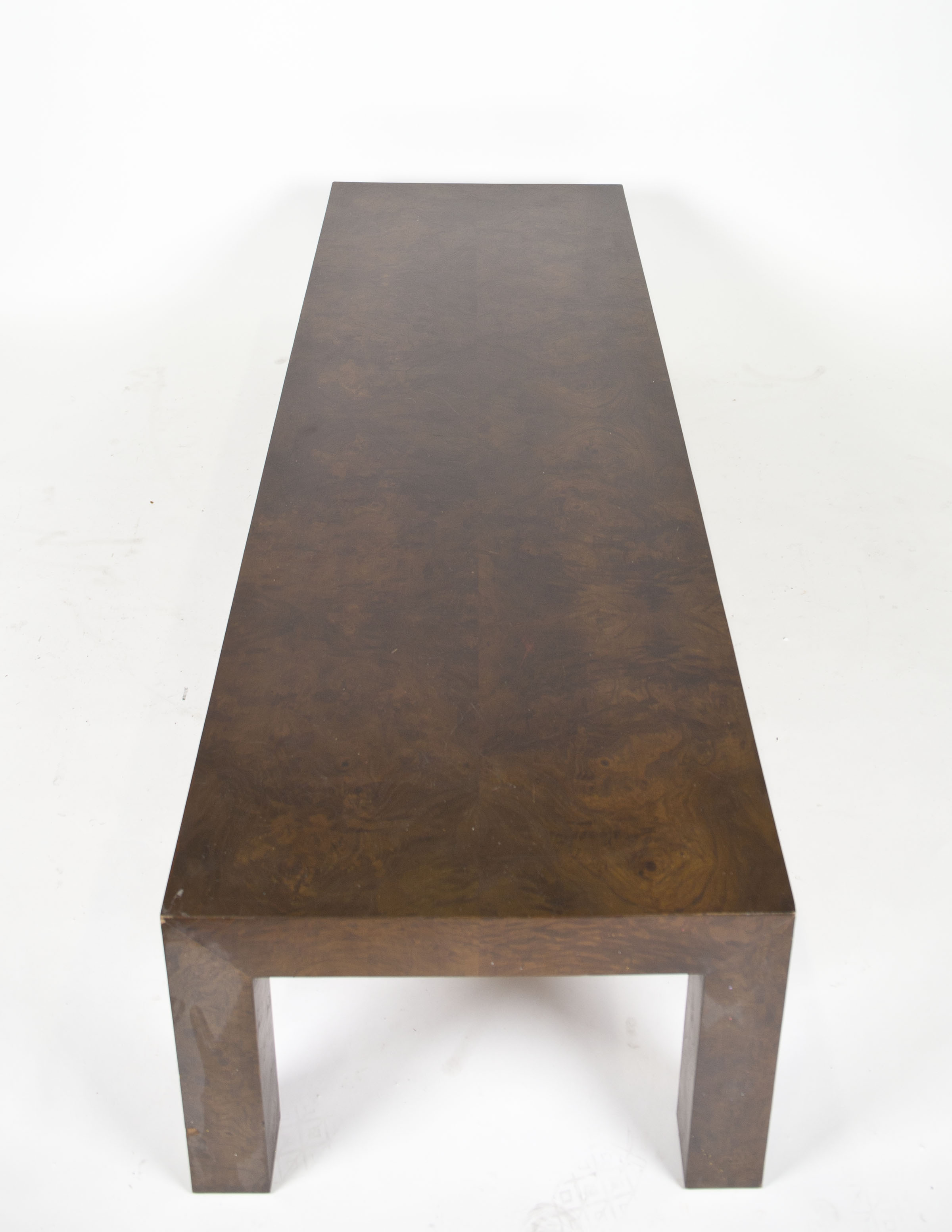 Burled Wood Coffee Table