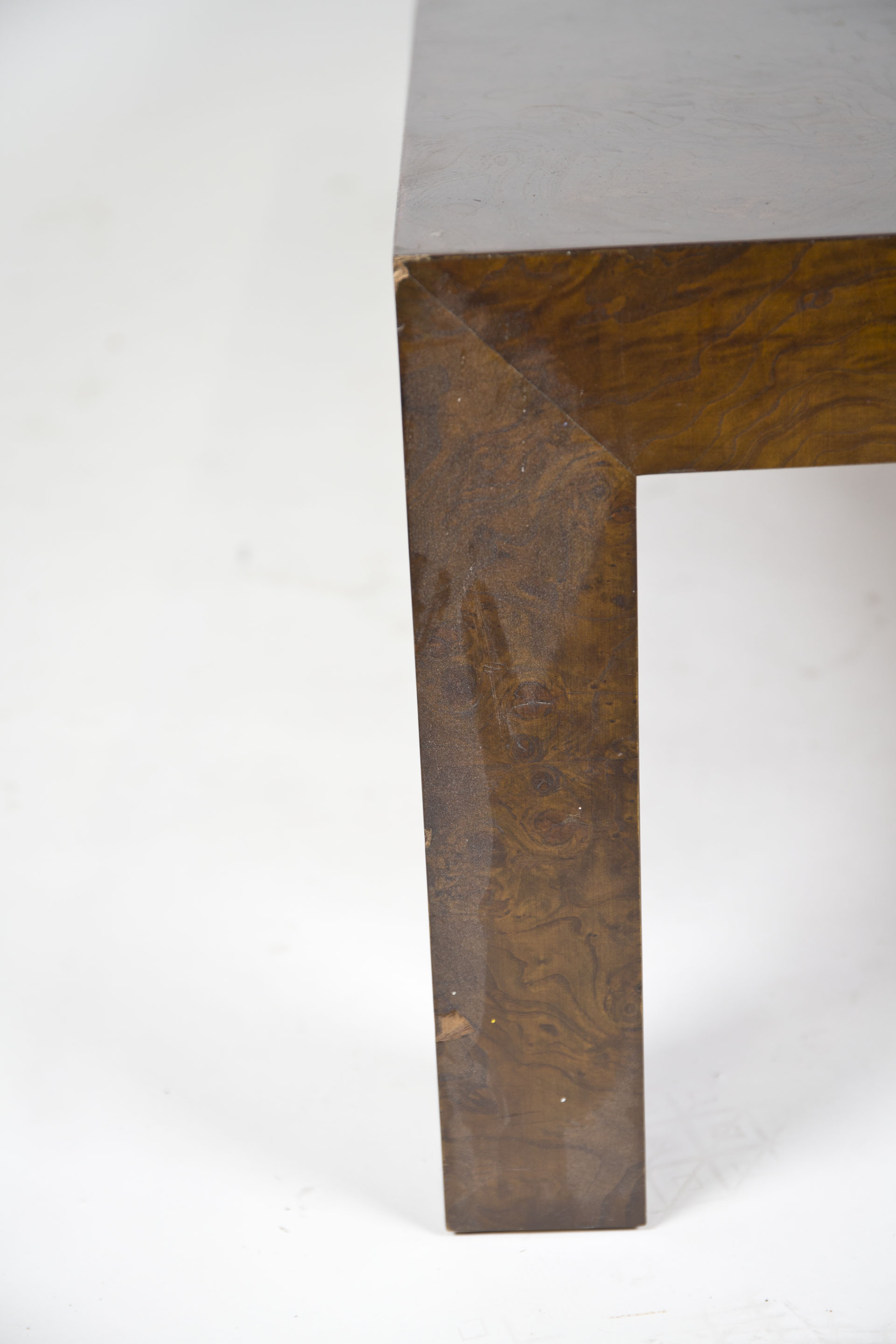 Burled Wood Coffee Table