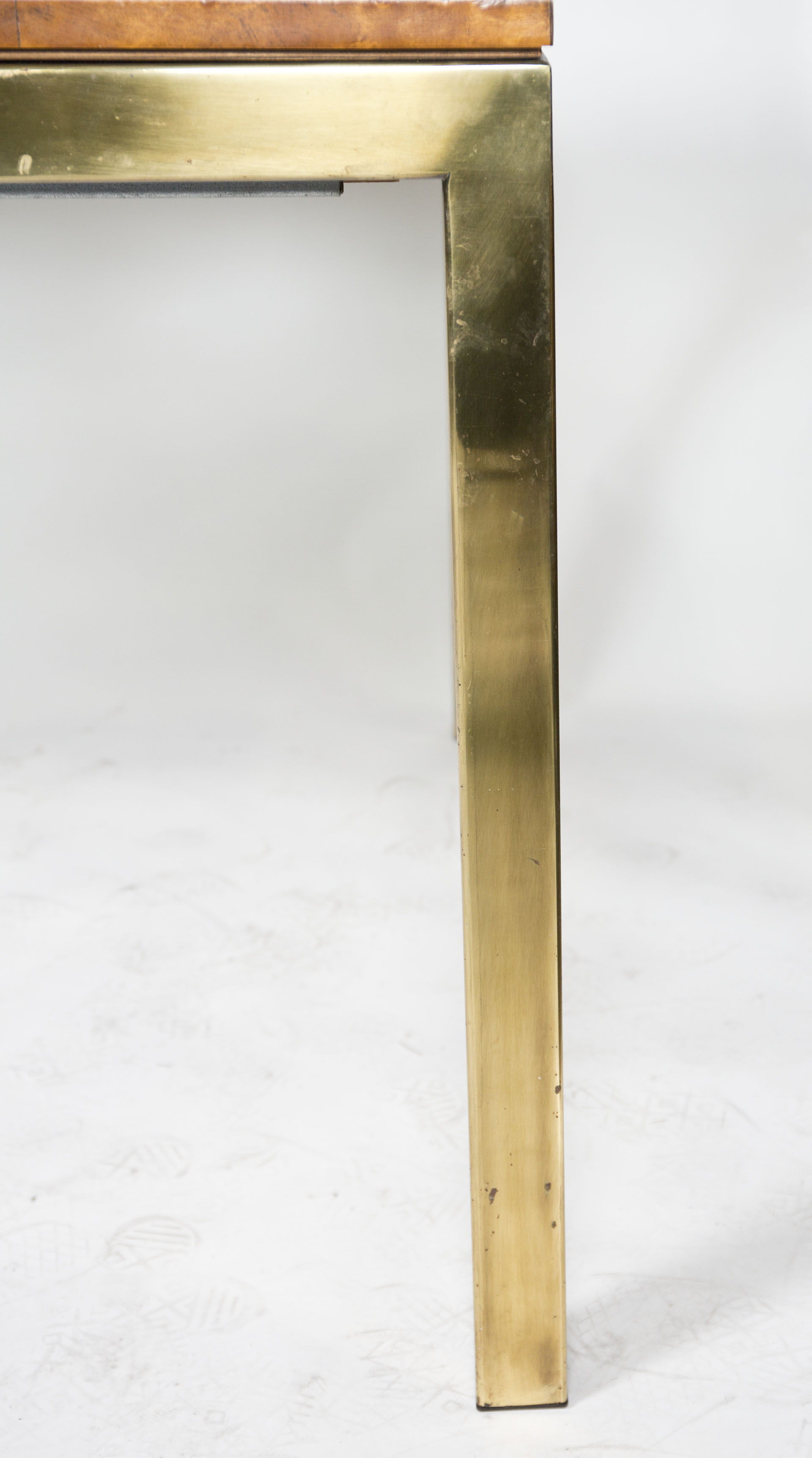 Vintage Glass Top Dining Table