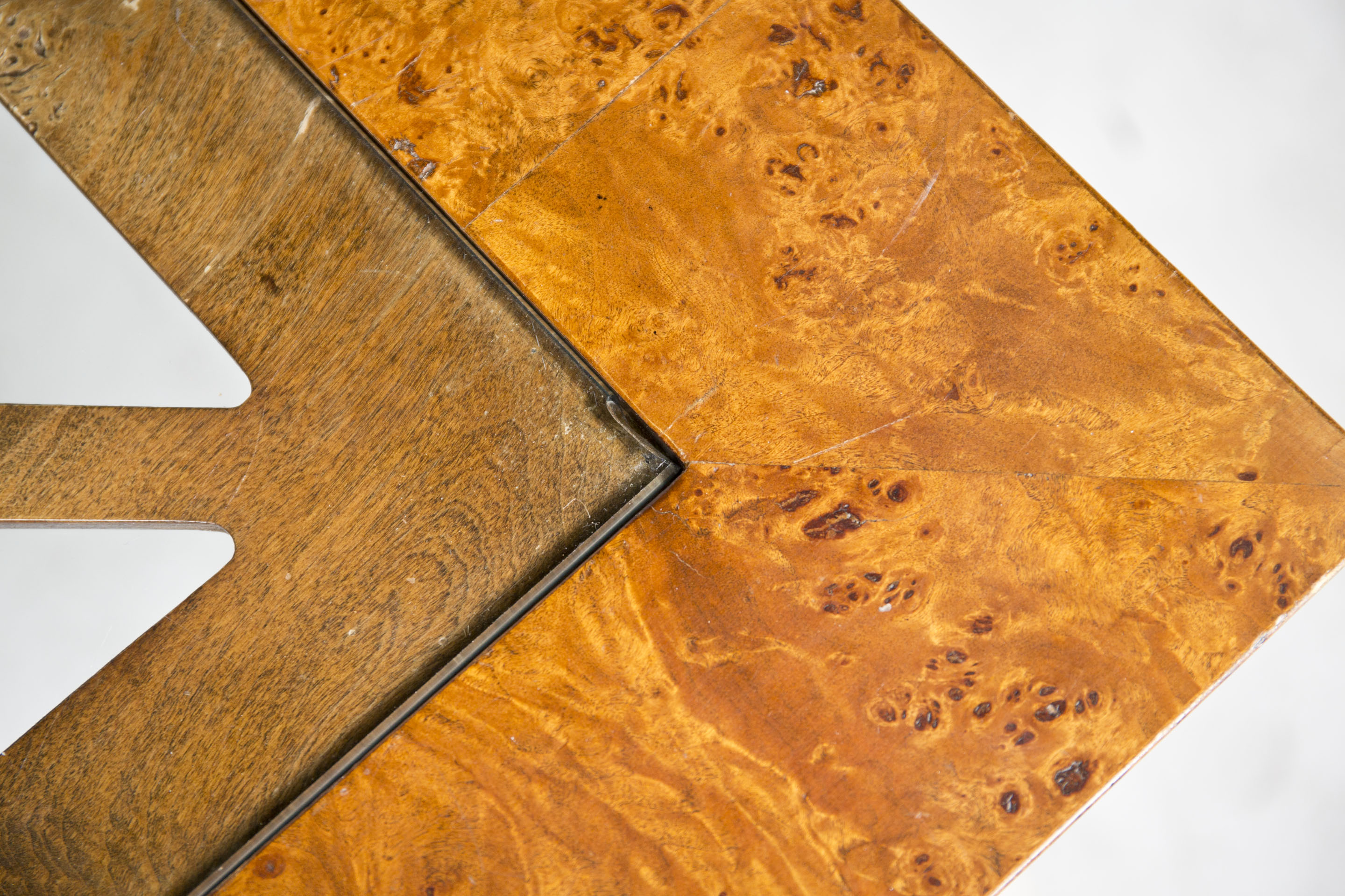 Vintage Glass Top Dining Table