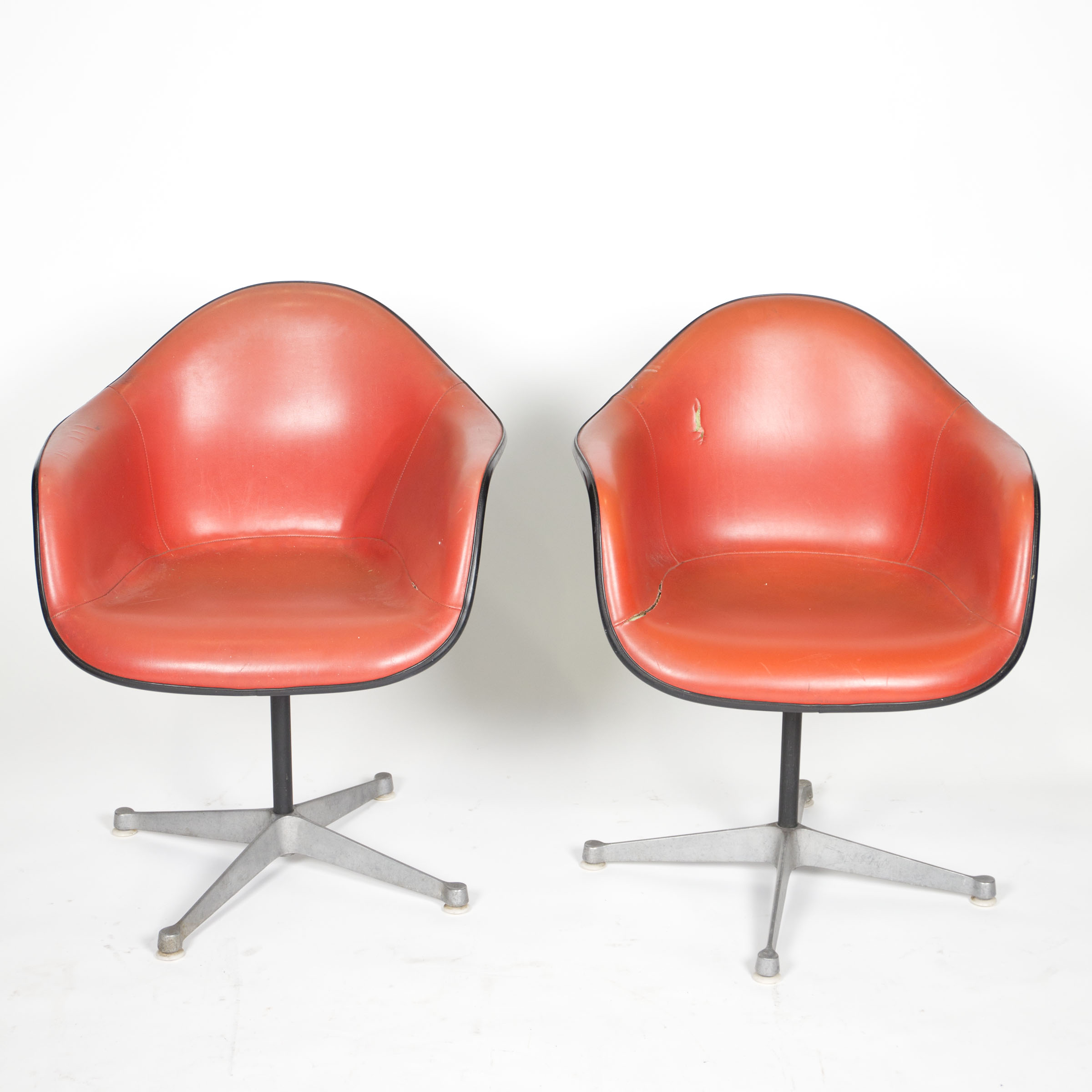 Mid Century Modern Shell Chairs by Herman Miller