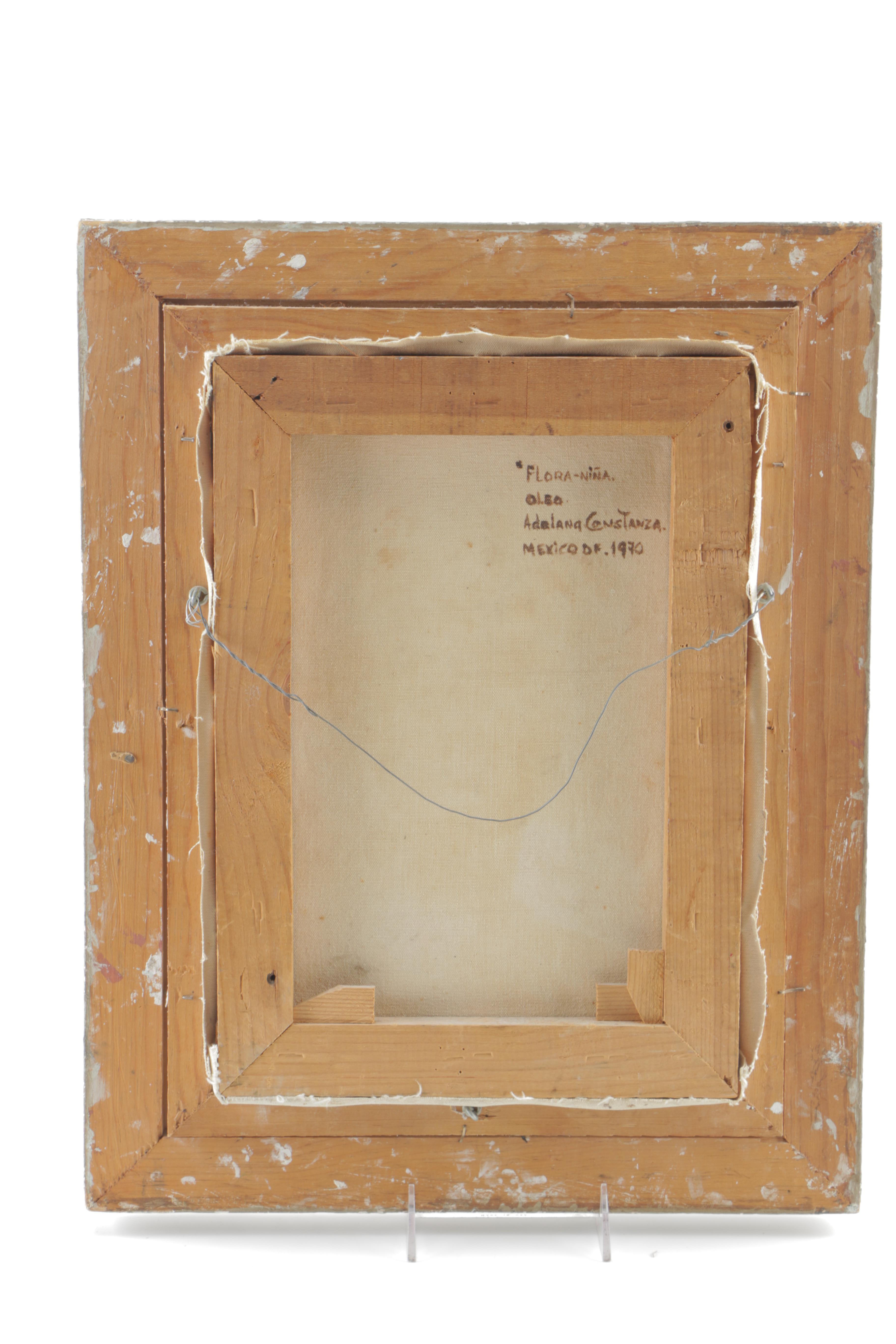 Adriana Constanza Oil Painting on Canvas "Flora-Nina"