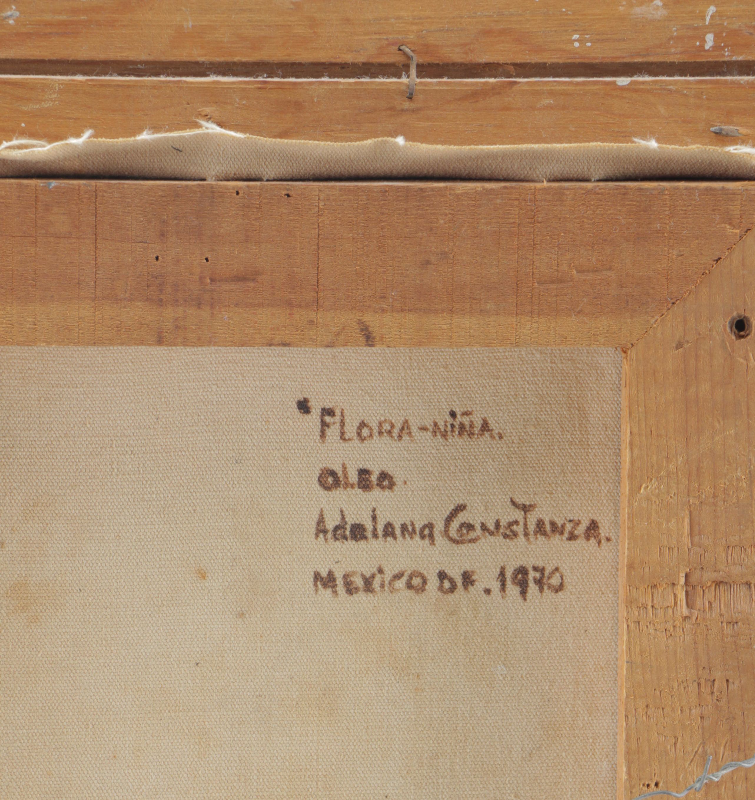 Adriana Constanza Oil Painting on Canvas "Flora-Nina"