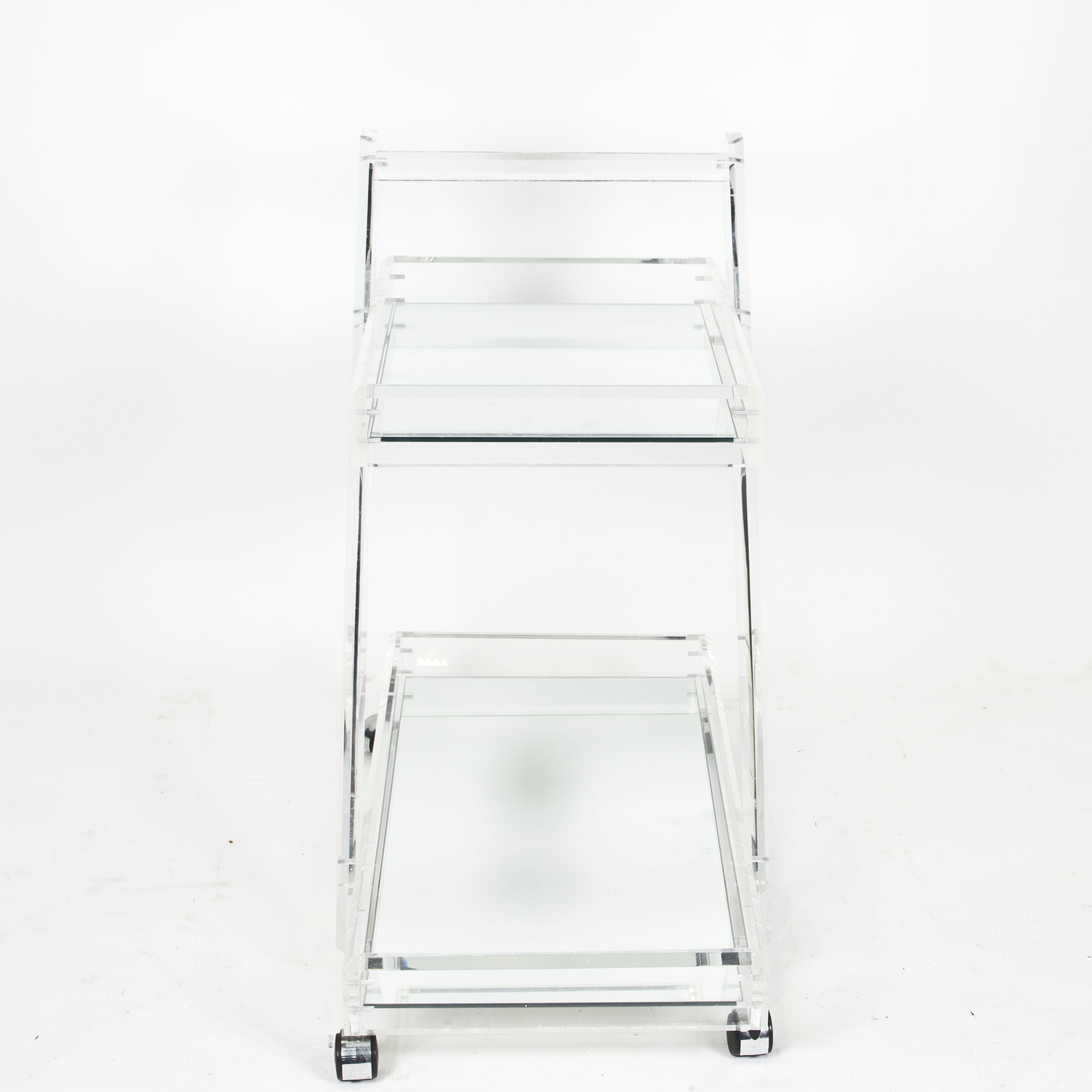 Vintage Mirrored Bar Cart