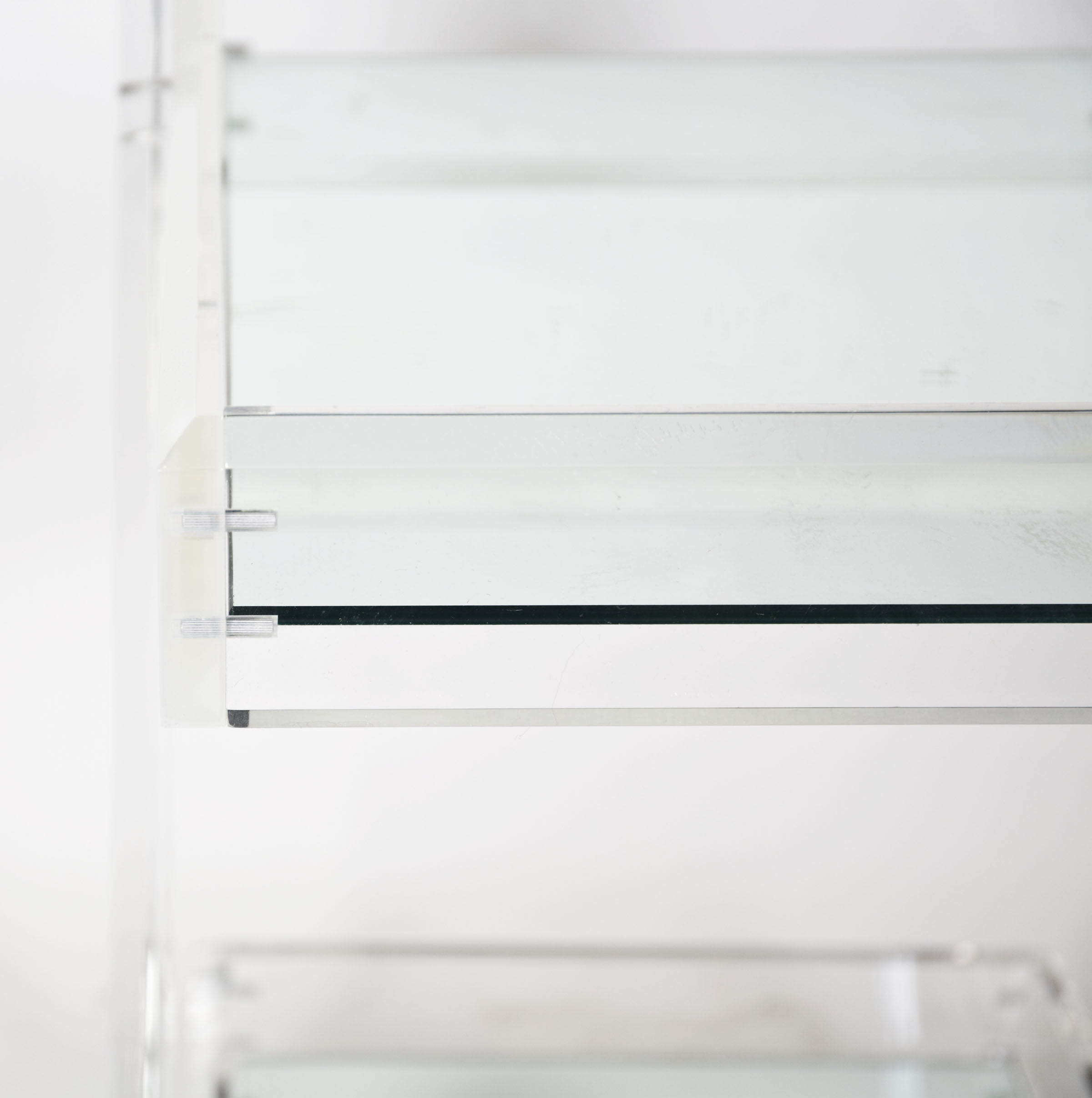 Vintage Mirrored Bar Cart