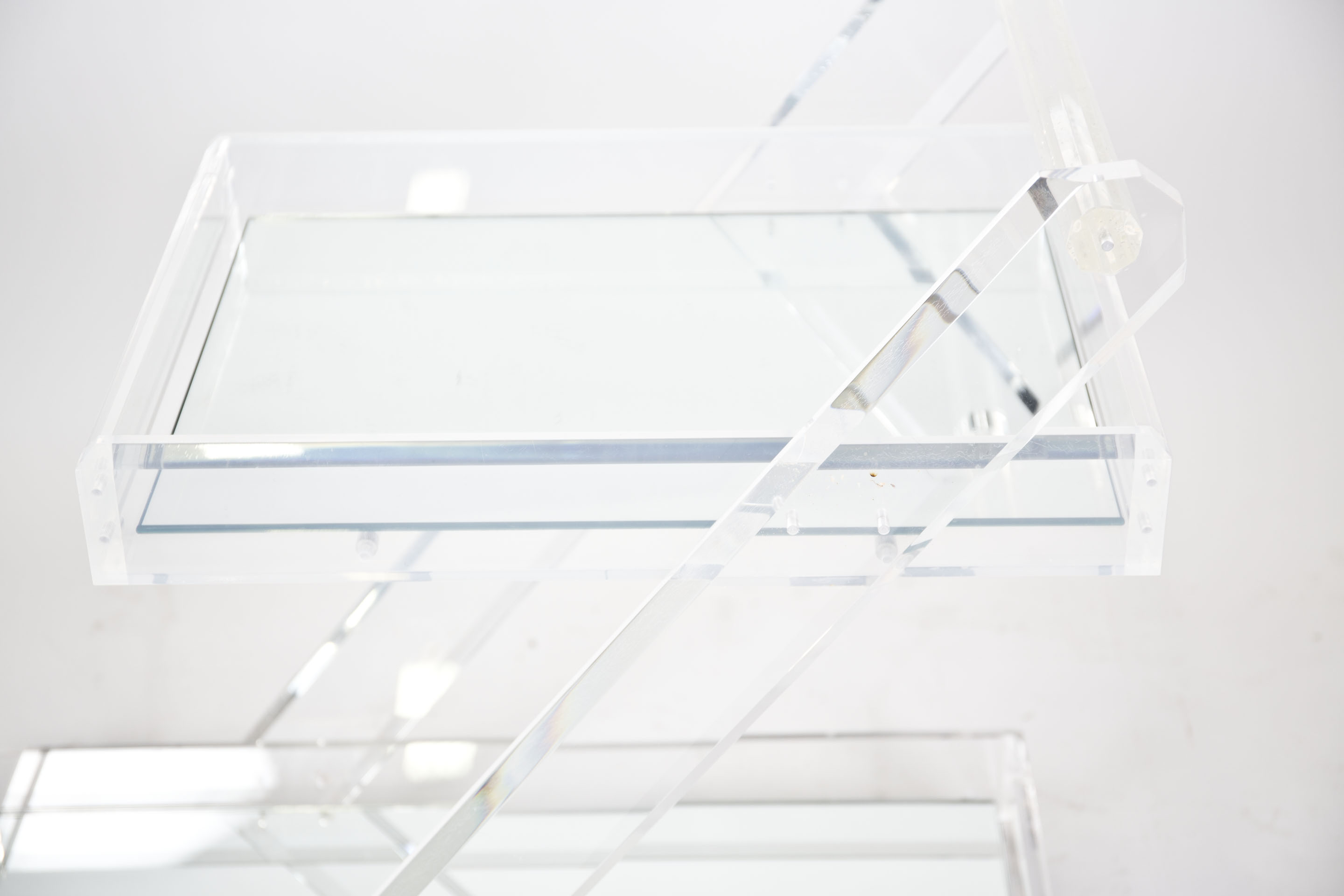 Vintage Mirrored Bar Cart