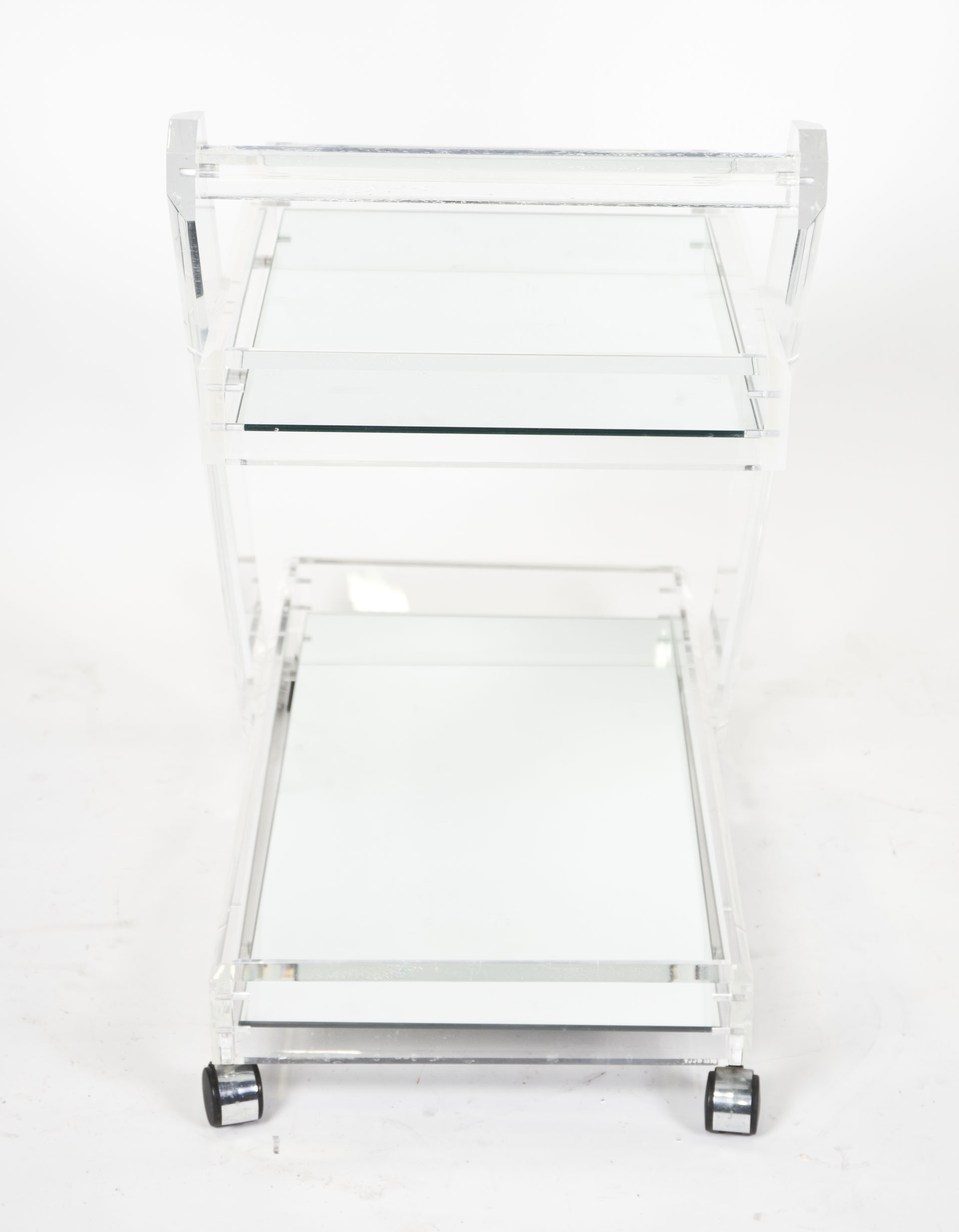 Vintage Mirrored Bar Cart