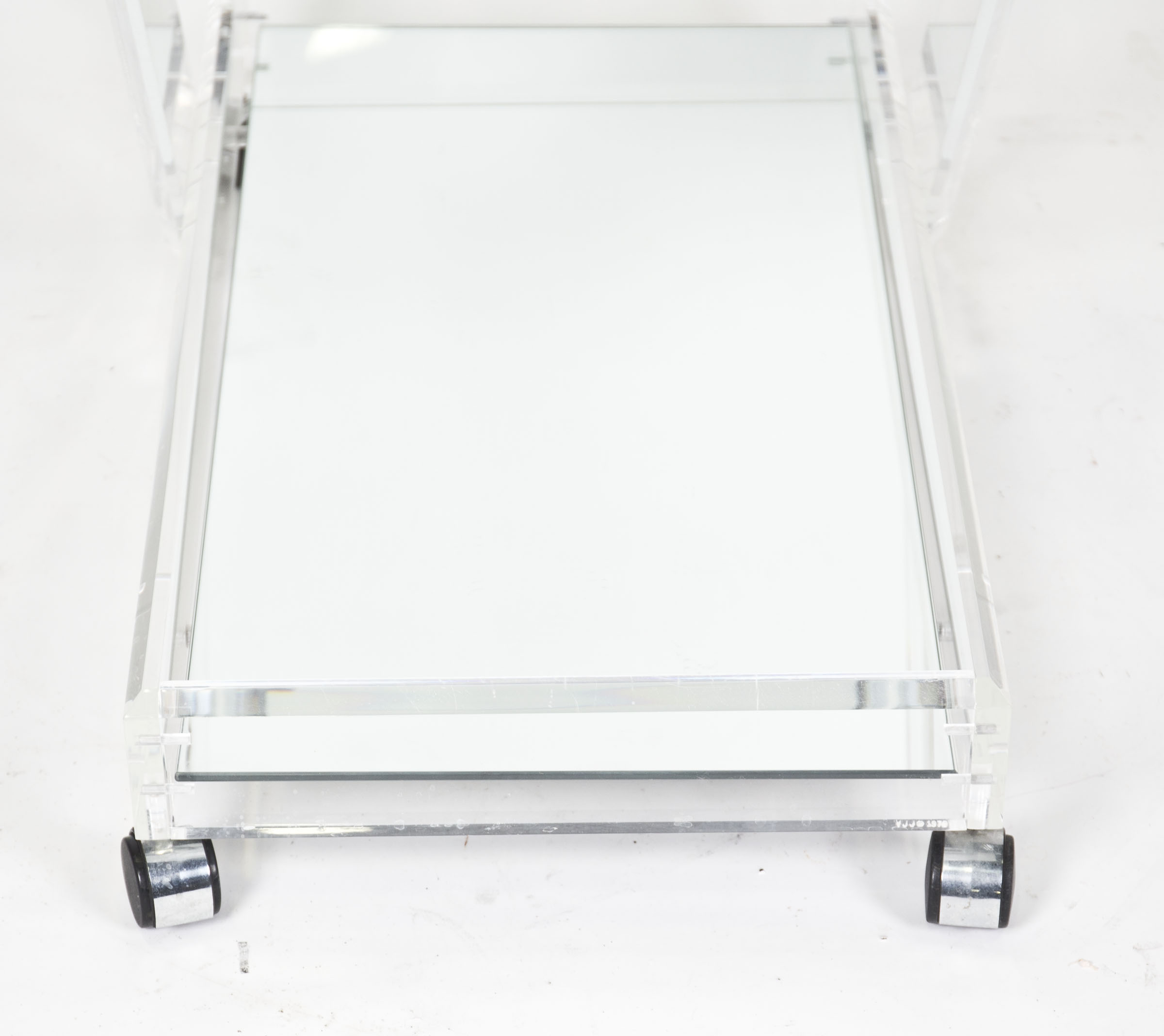 Vintage Mirrored Bar Cart