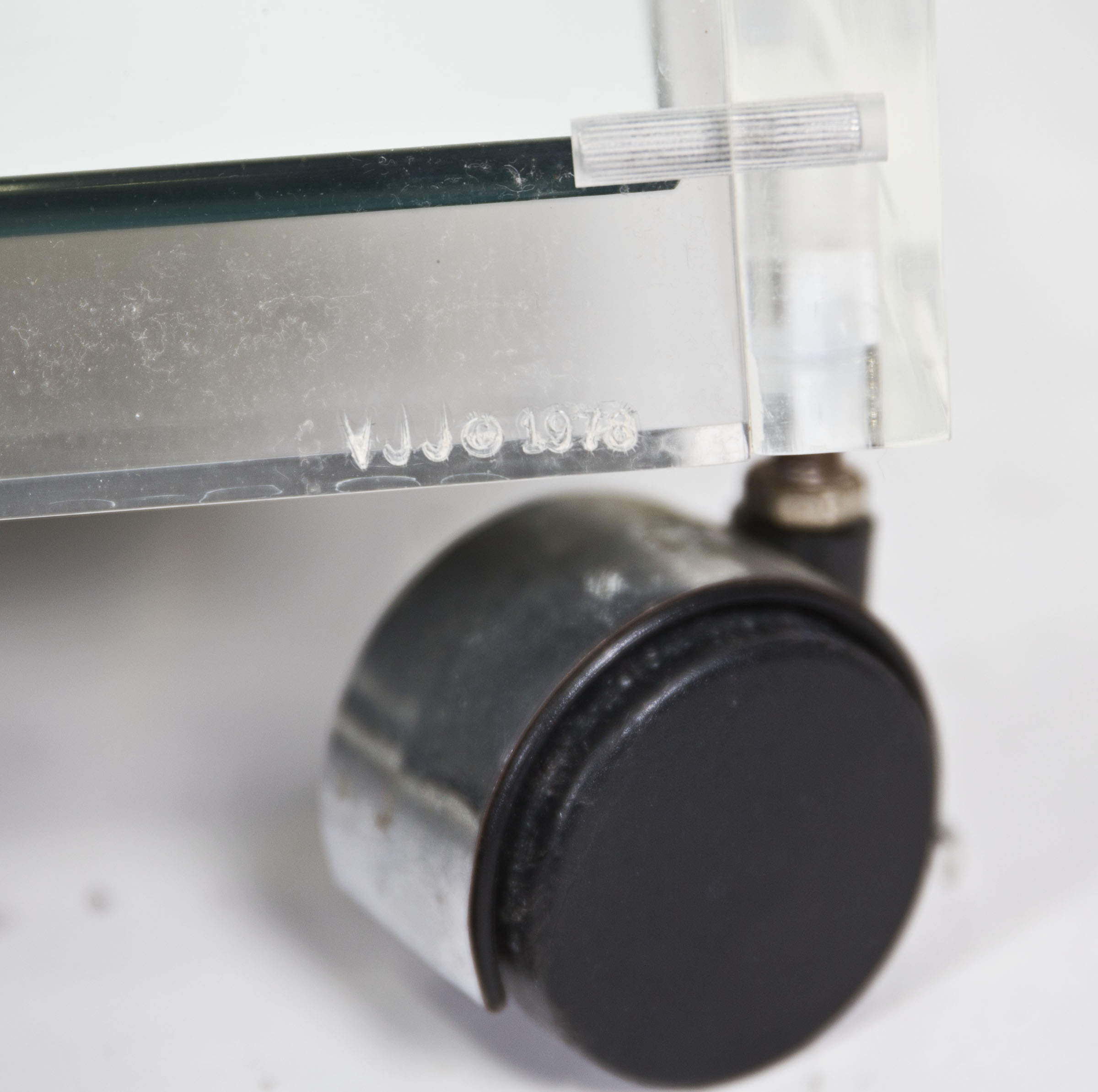 Vintage Mirrored Bar Cart