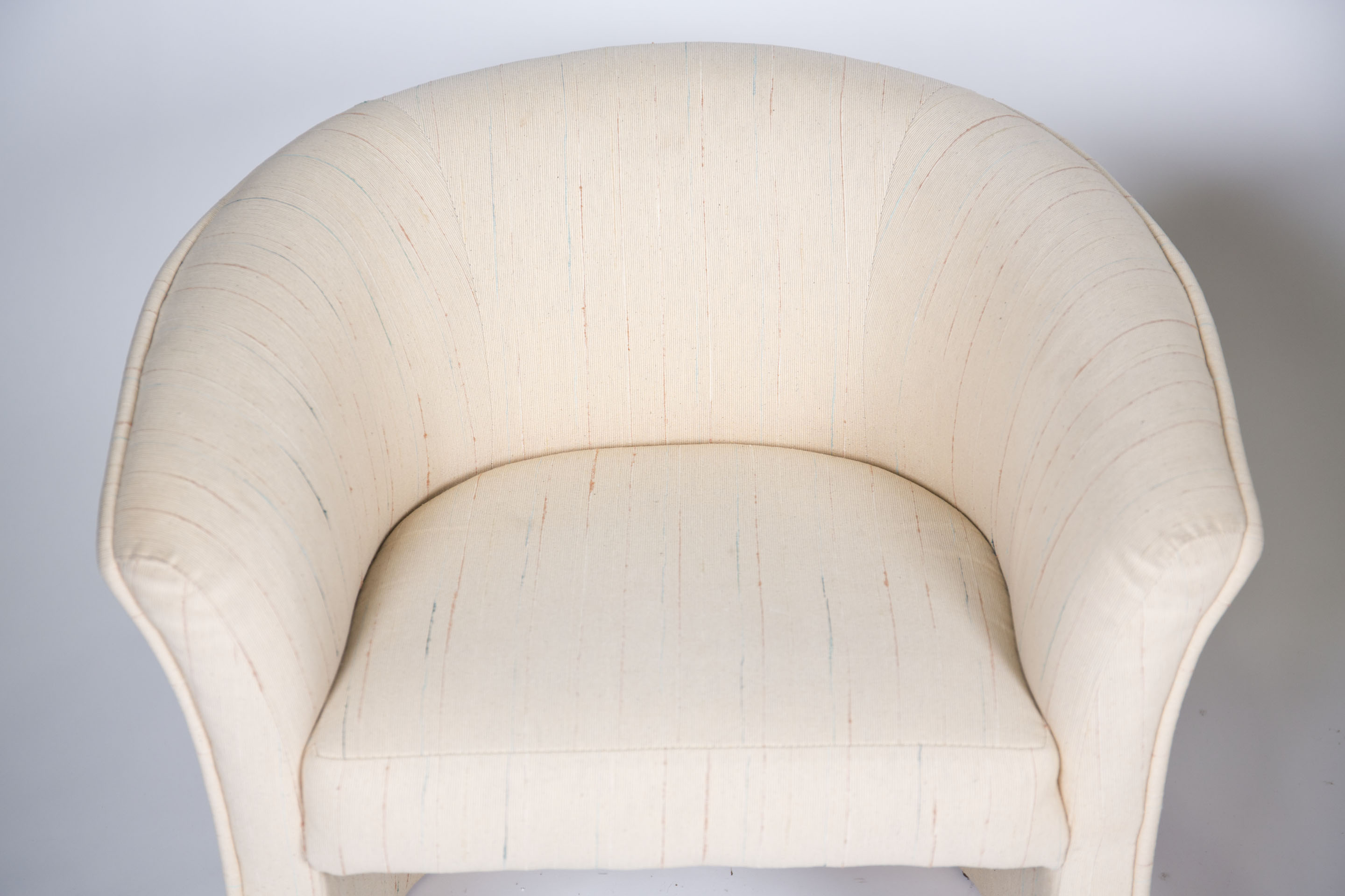 Vintage Upholstered Lounge Chairs by Thayer Coggin