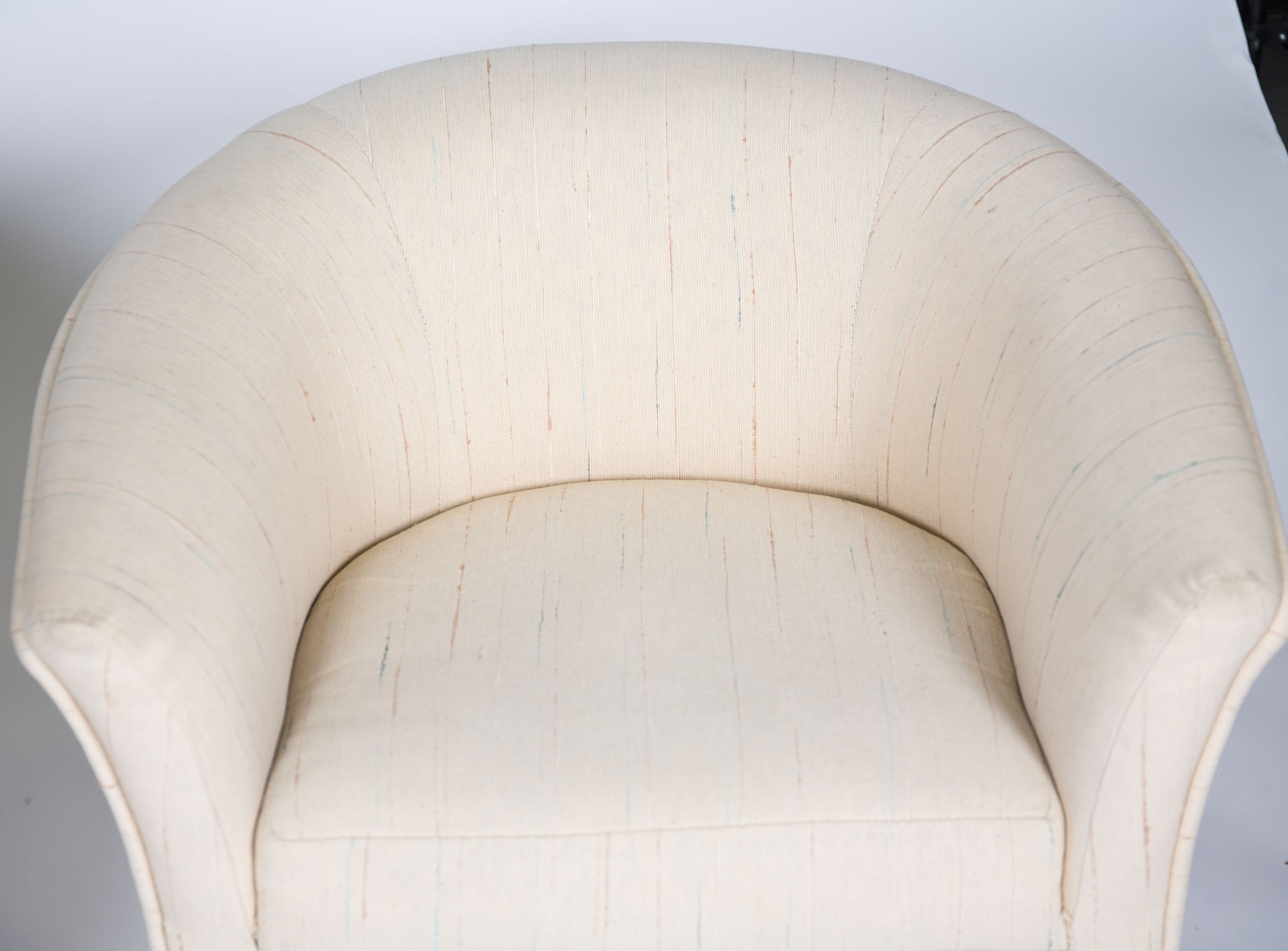 Vintage Upholstered Lounge Chairs by Thayer Coggin