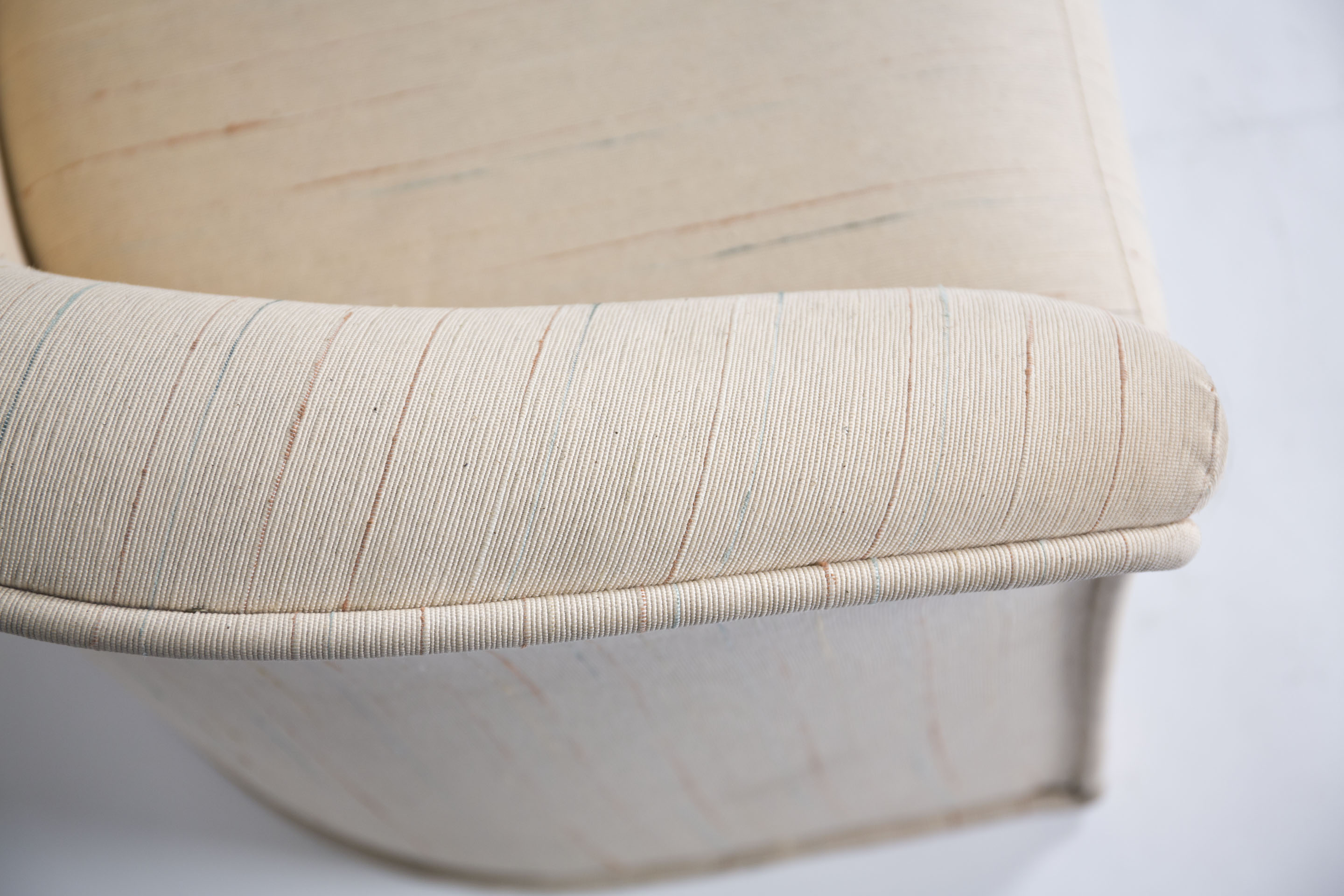 Vintage Upholstered Lounge Chairs by Thayer Coggin