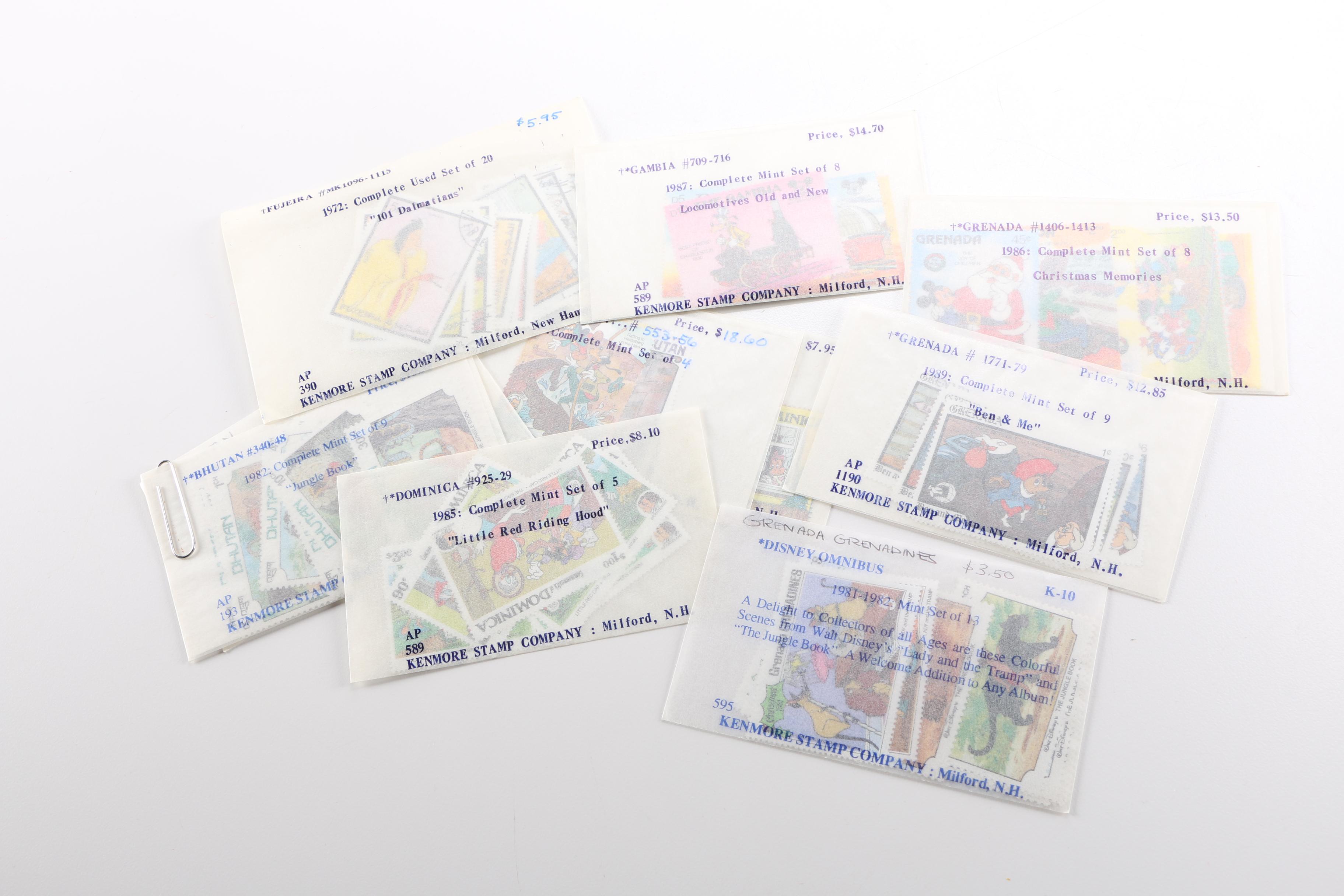 Disney Stamp Collection