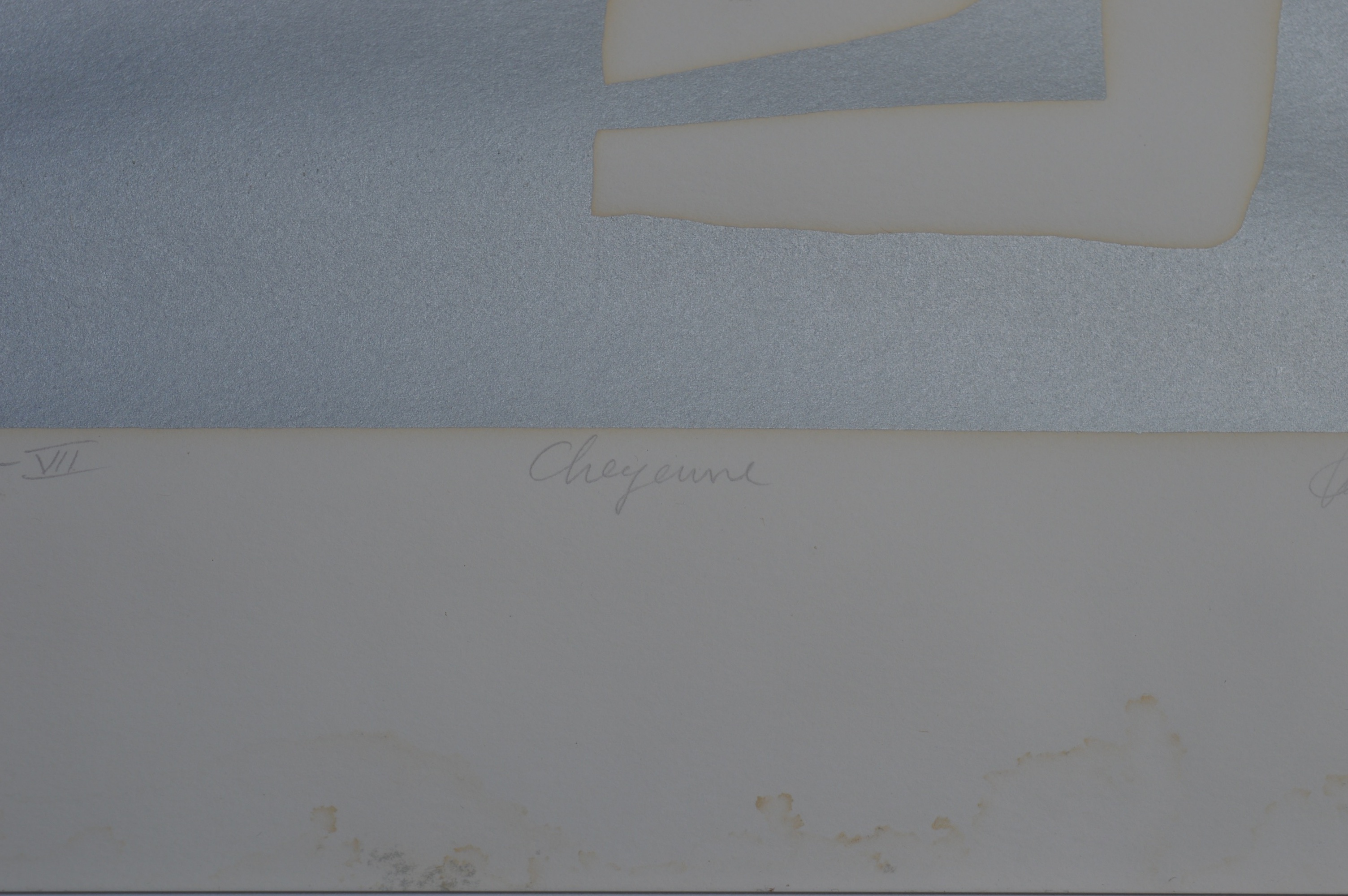 Dino Konopiso Signed Limited Edition Serigraph "Cheyenne"