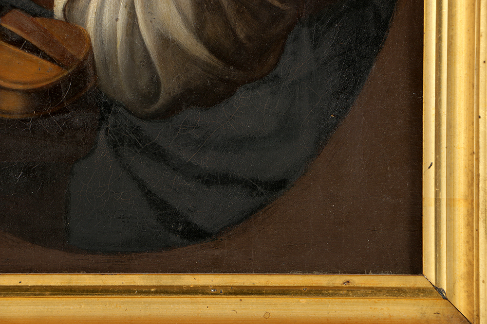 Early 19th Century Oil Portrait on Canvas After Vieira Portuense