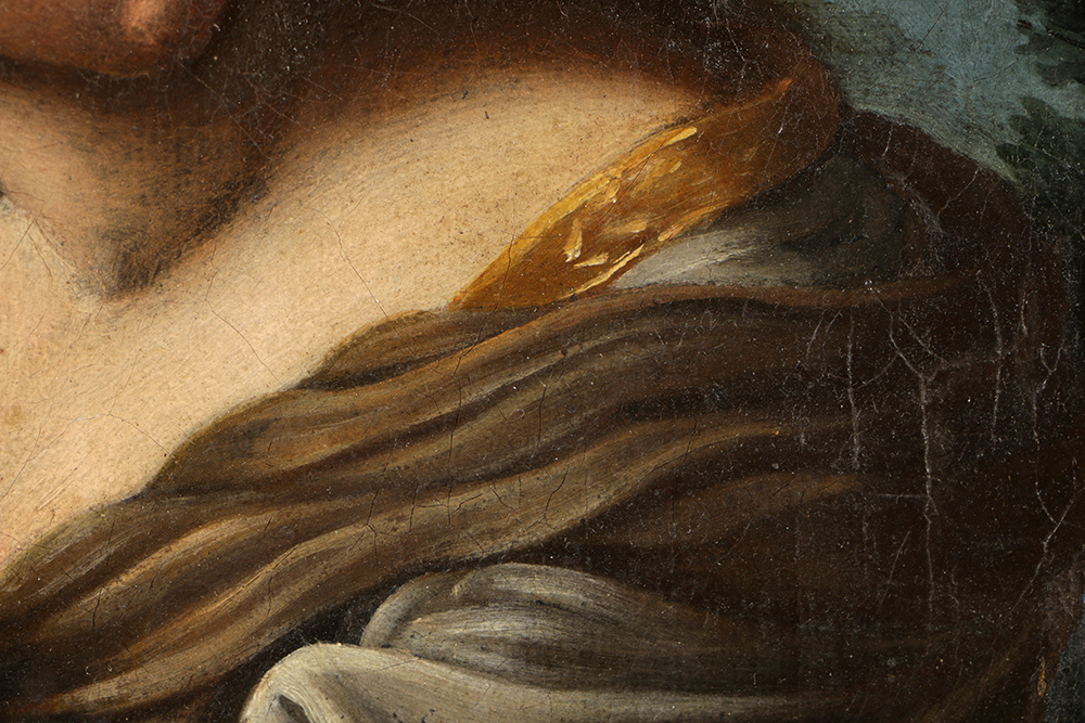 Early 19th Century Oil Portrait on Canvas After Vieira Portuense