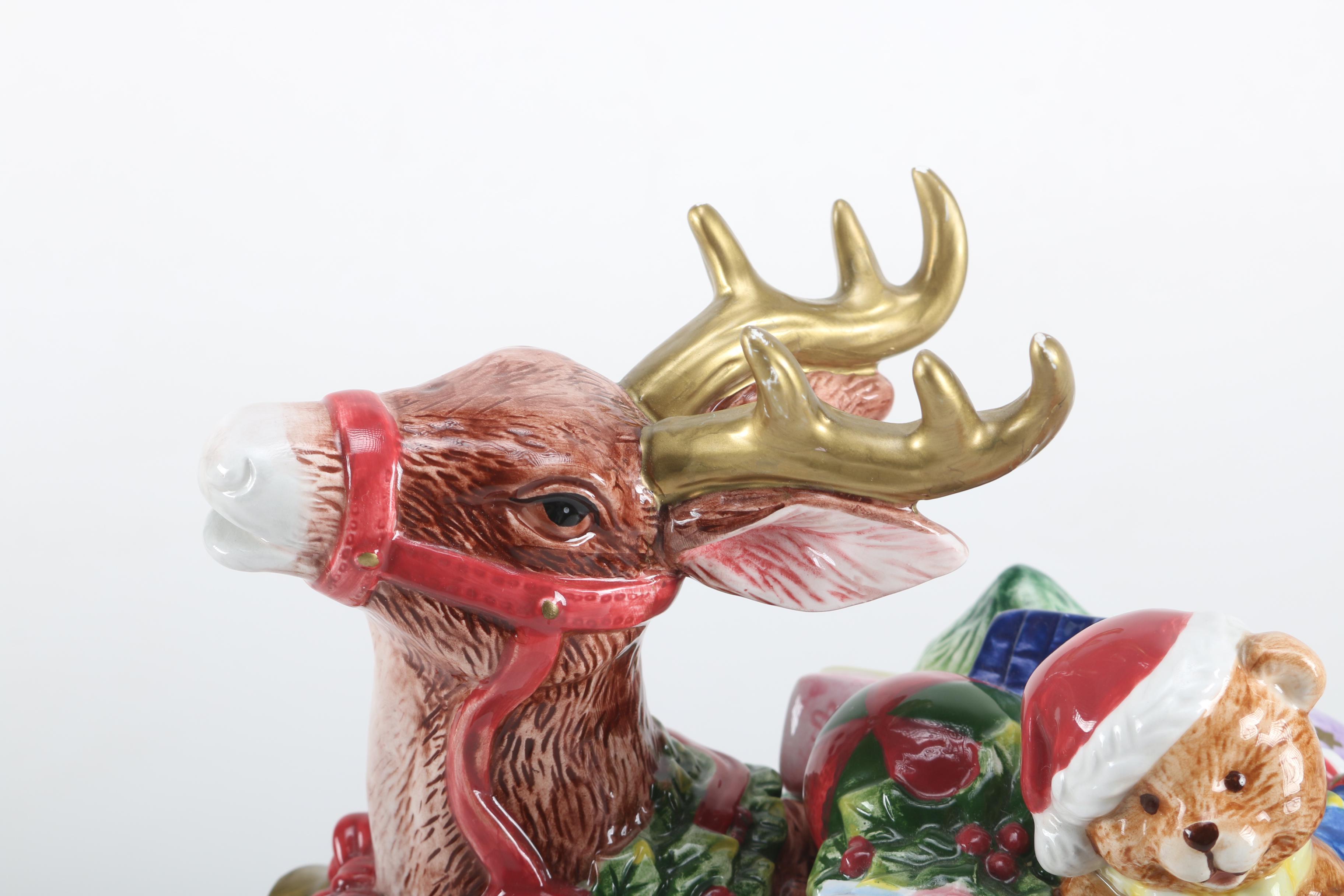 Reindeer Cookie Jar