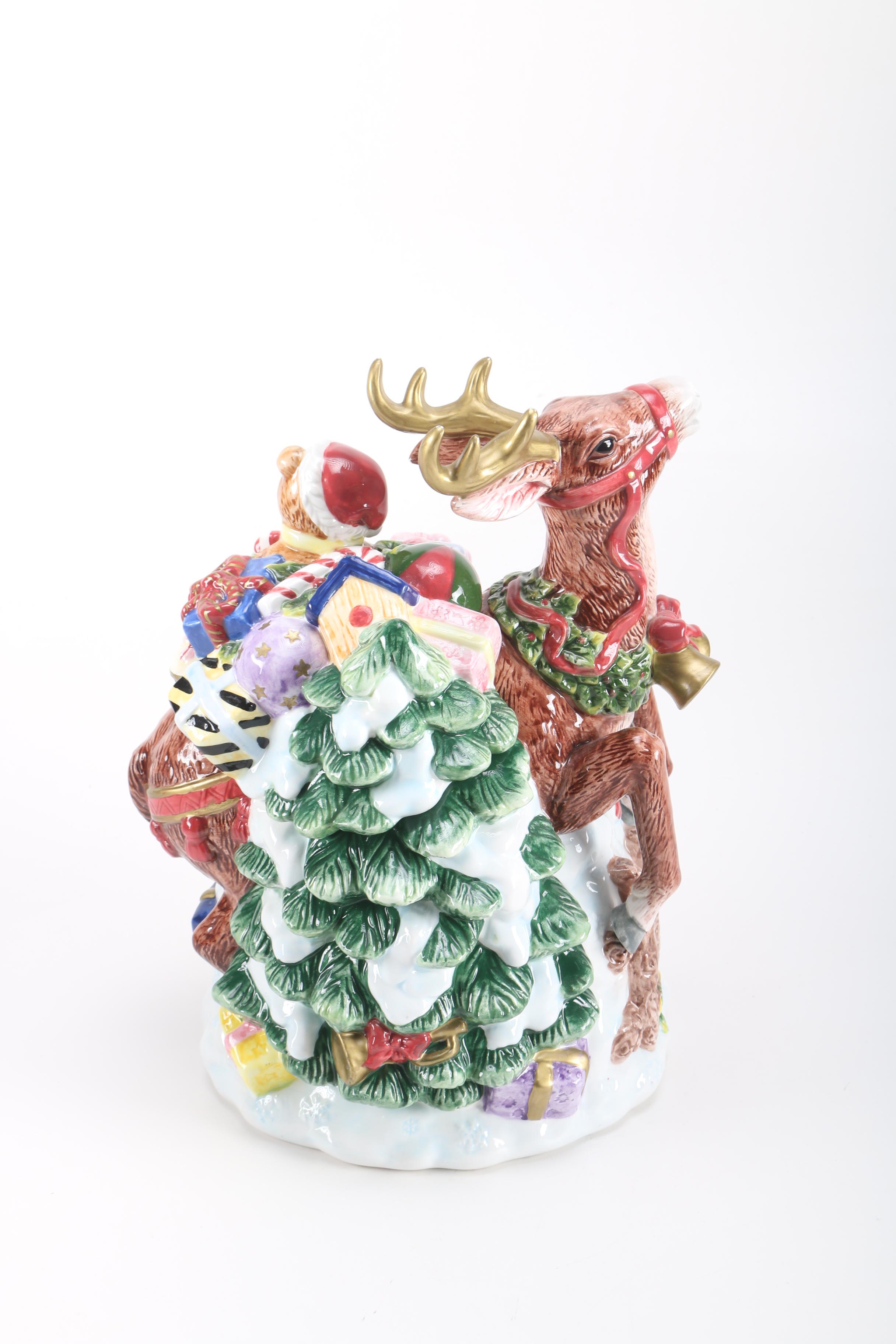Reindeer Cookie Jar