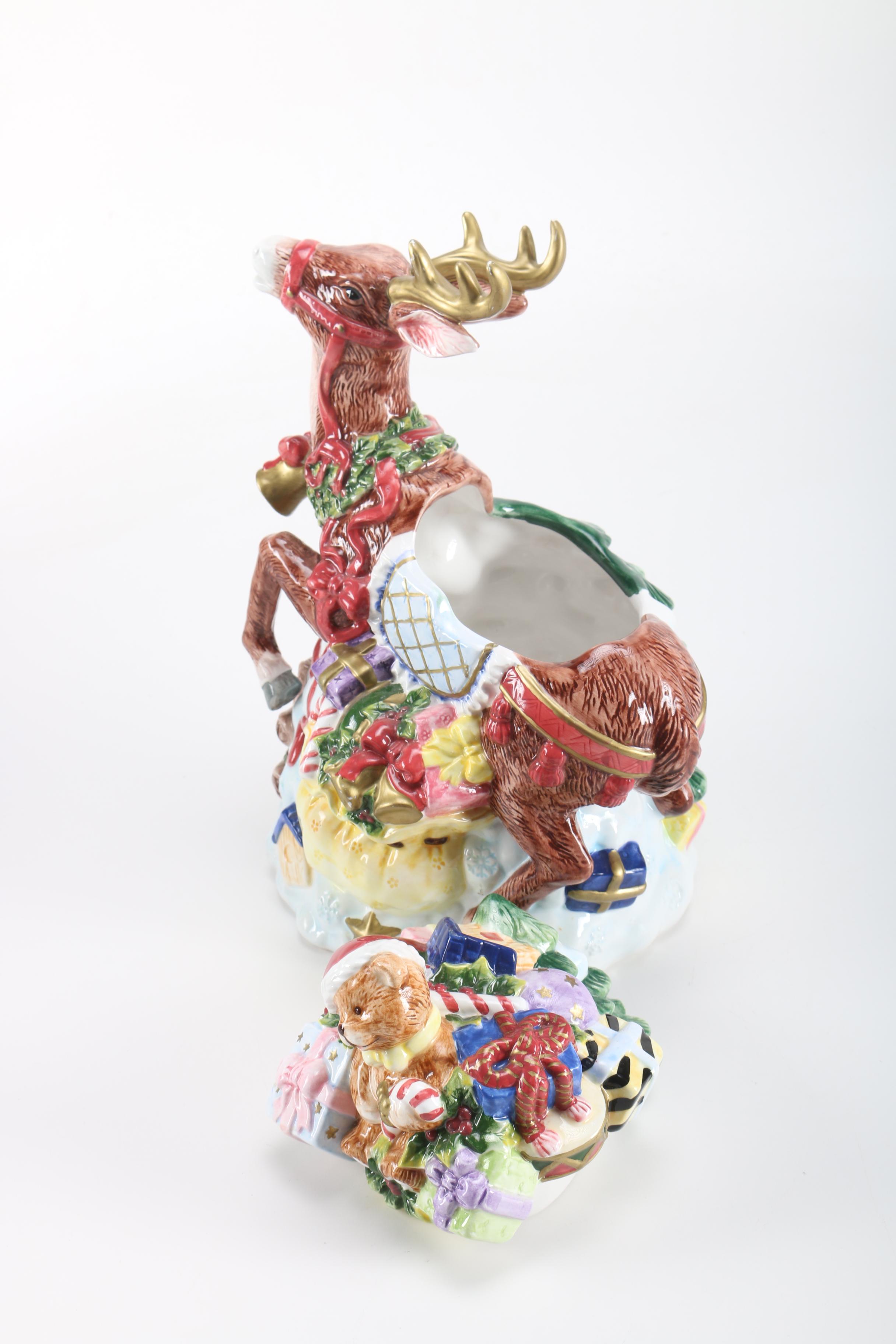 Reindeer Cookie Jar
